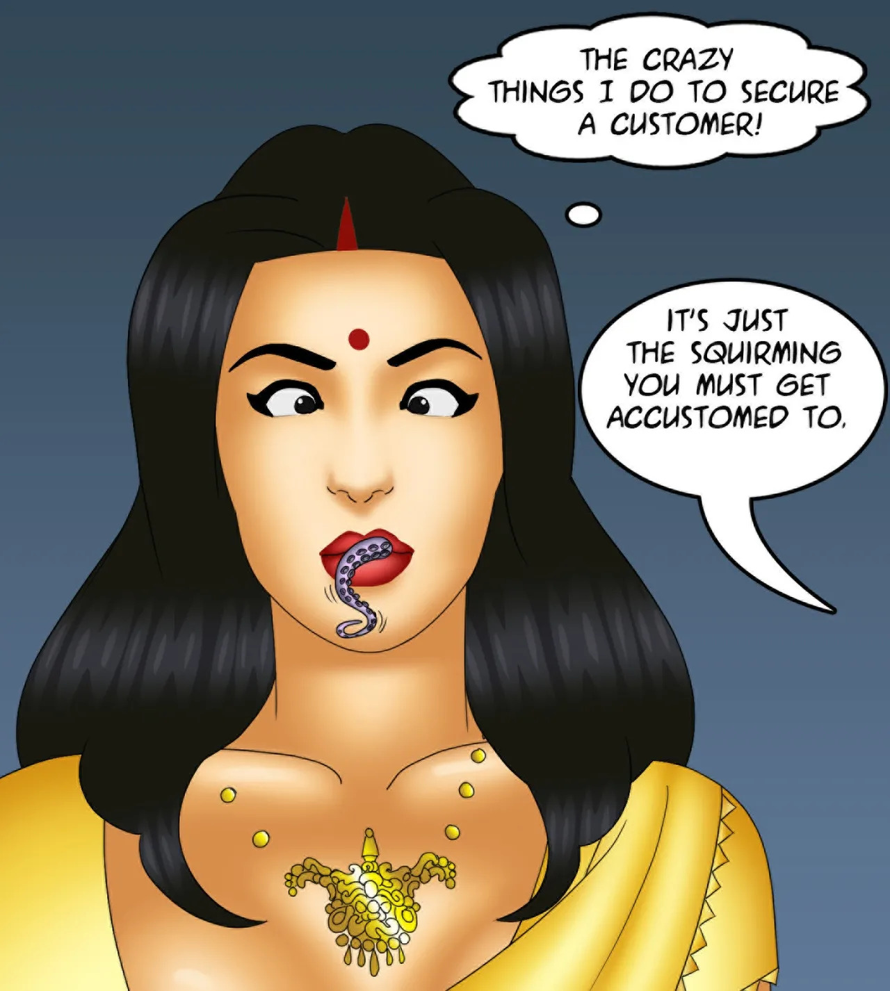 Savita Bhabhi Episode 138 Aphrodisiac Snack (English) - Page 54