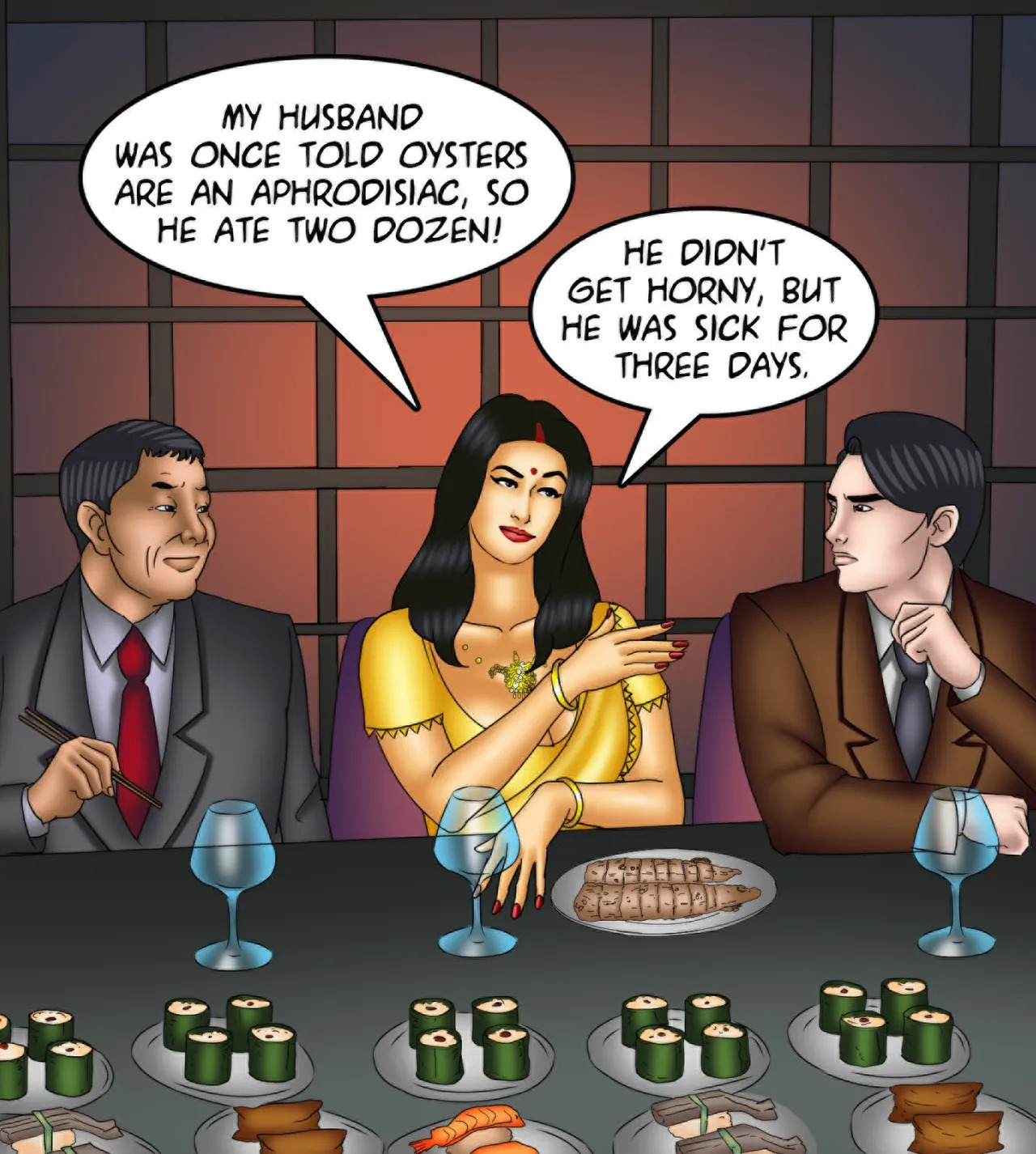 Savita Bhabhi Episode 138 Aphrodisiac Snack (English) - Page 57