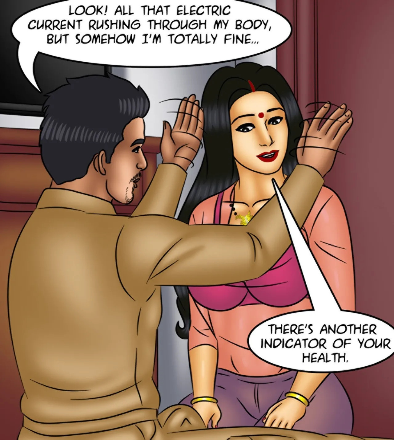 Savita Bhabhi Episode 120 Mouth to Mouth (English) - Page 47