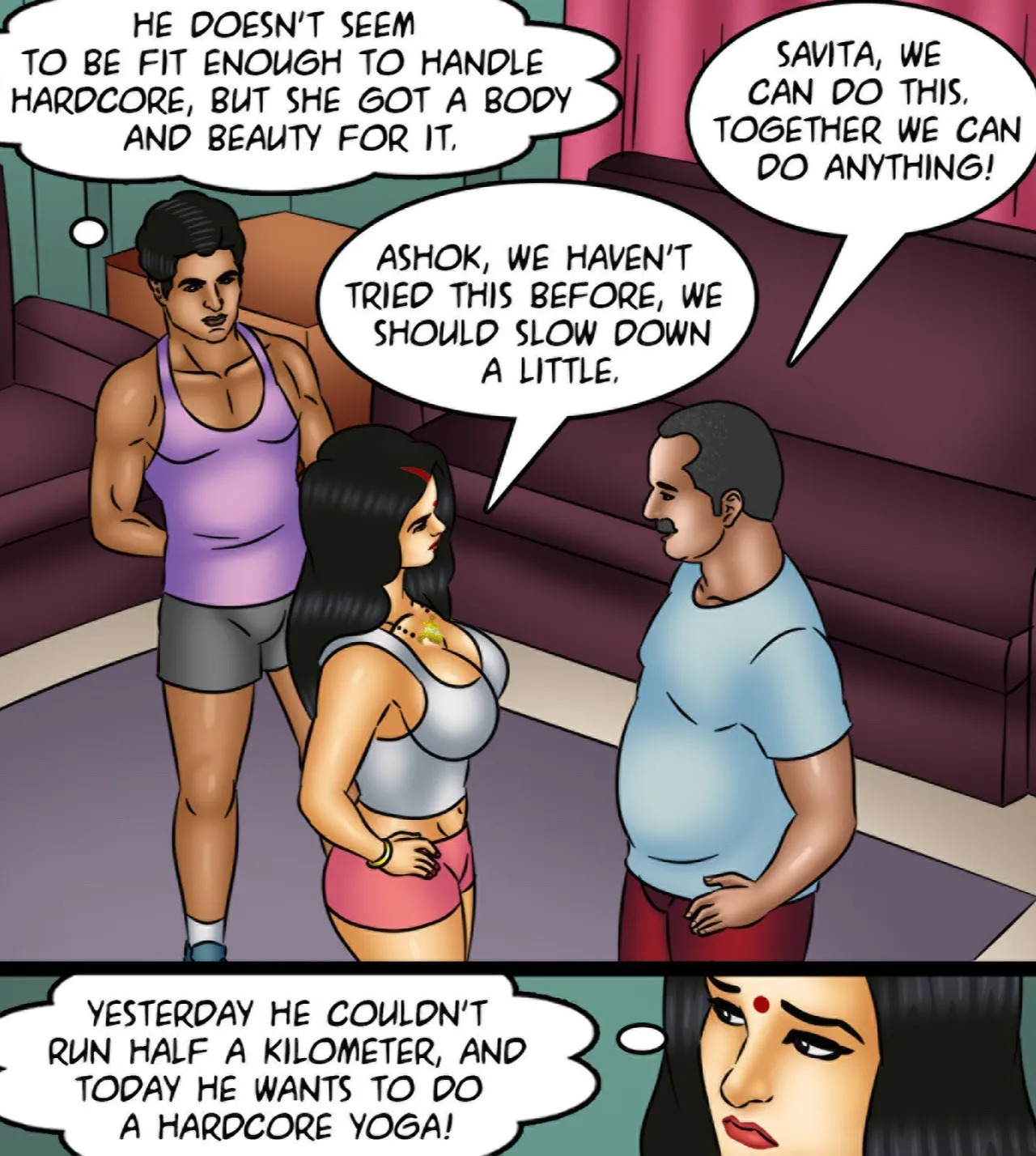 Savita Bhabhi Episode 123 Yogasutra (English) - Page 51