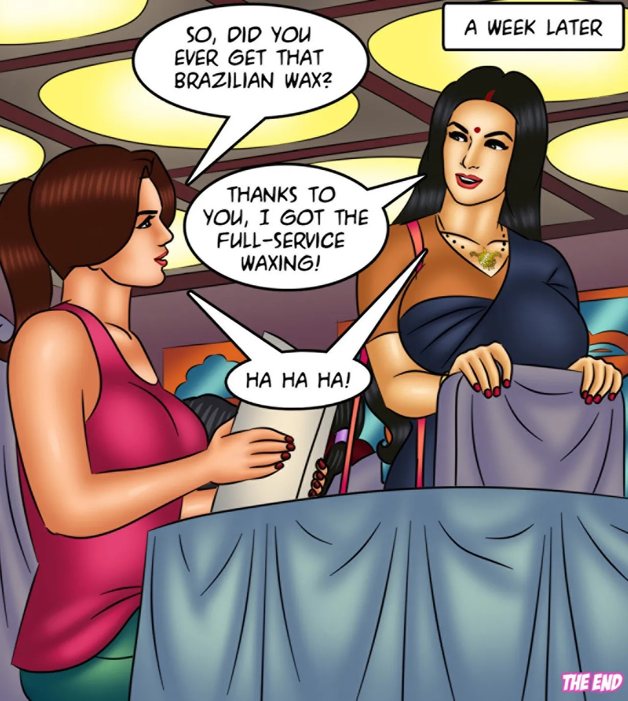 Savita Bhabhi Episode 128 Waxing Erotic (English) - Page 143