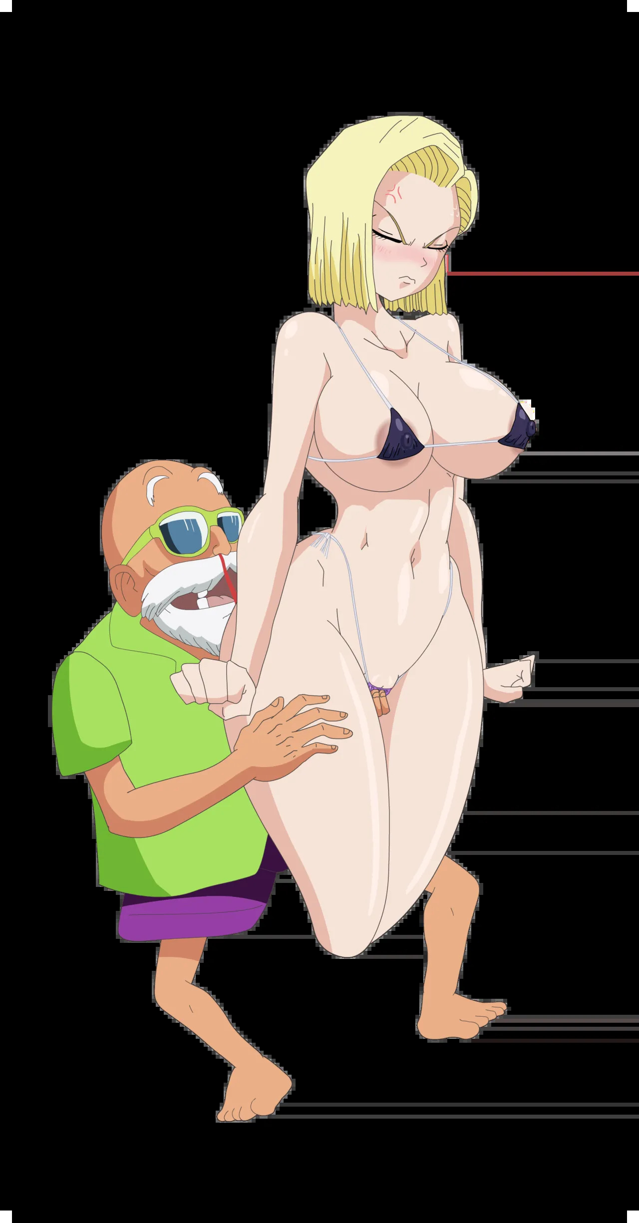 [Riffsandskulls] Android 18 quest for the balls (dragon ball z hentai 2D game) - Page 21