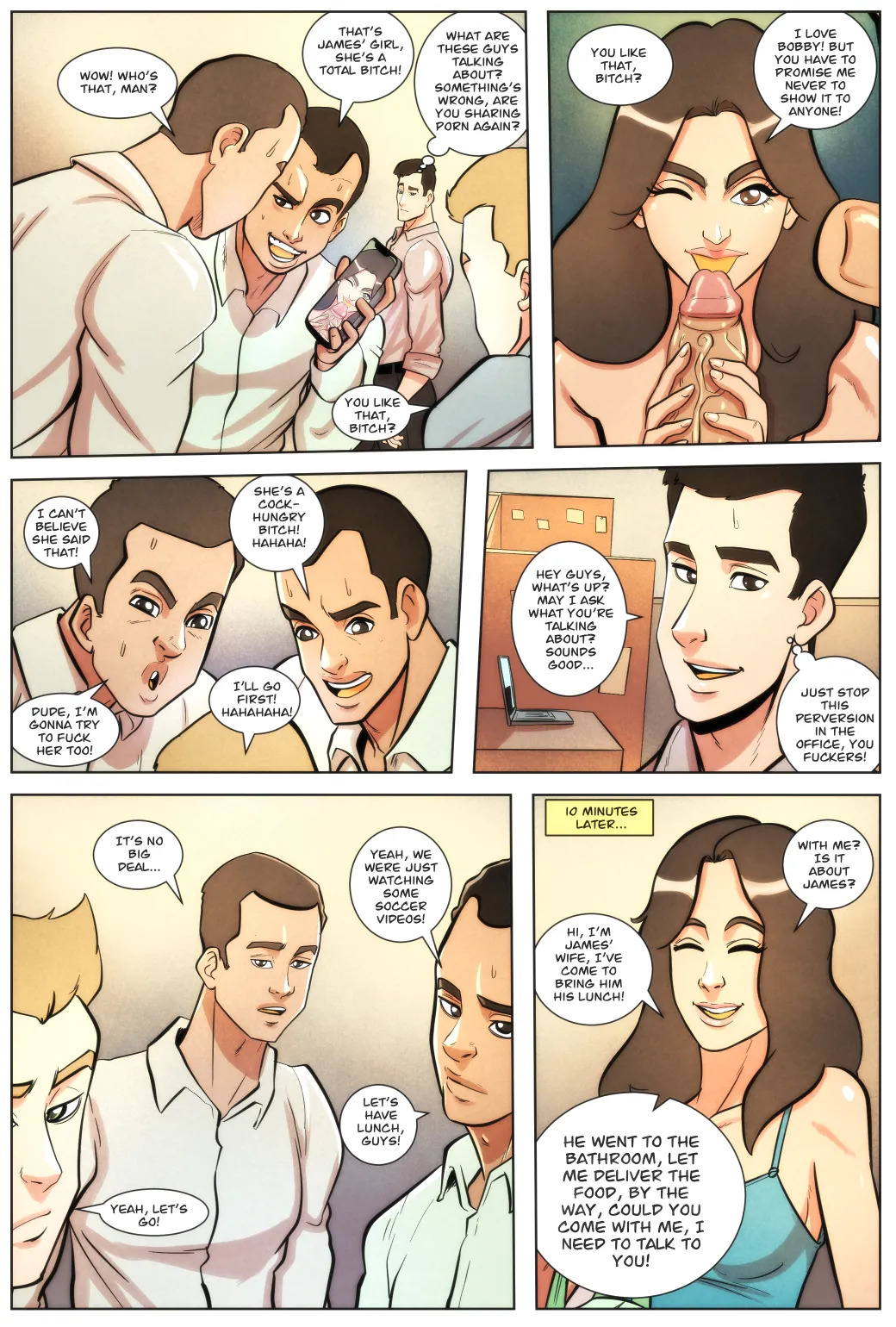 [Illustravitor] My Wife and the Guys at My Workplace (Chapters 1-3) - Page 2