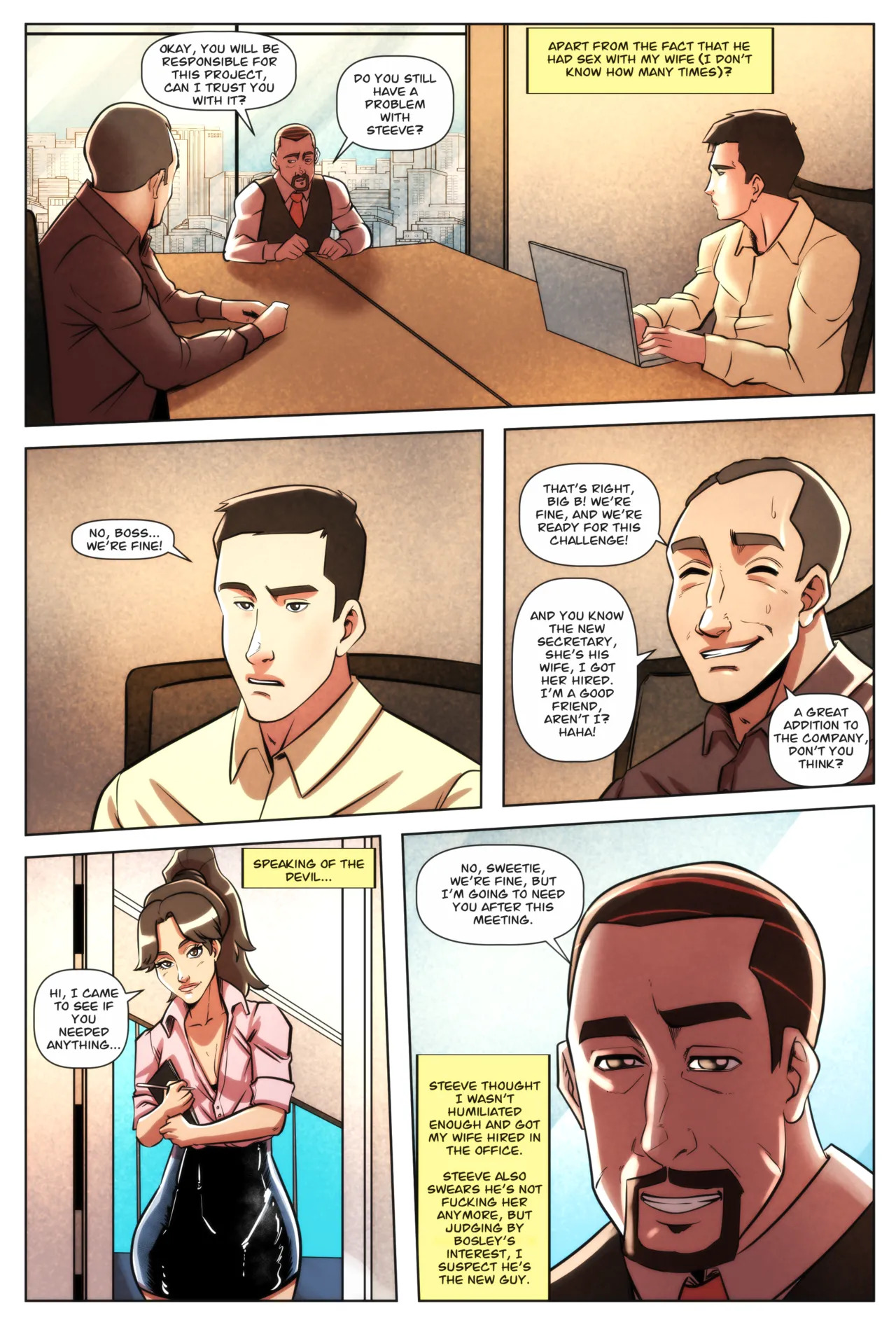 [Illustravitor] My Wife and the Guys at My Workplace (Chapters 1-3) - Page 23