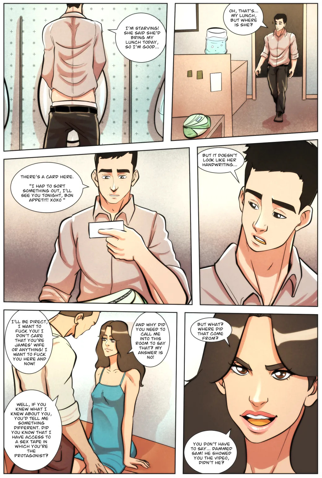 [Illustravitor] My Wife and the Guys at My Workplace (Chapters 1-3) - Page 3