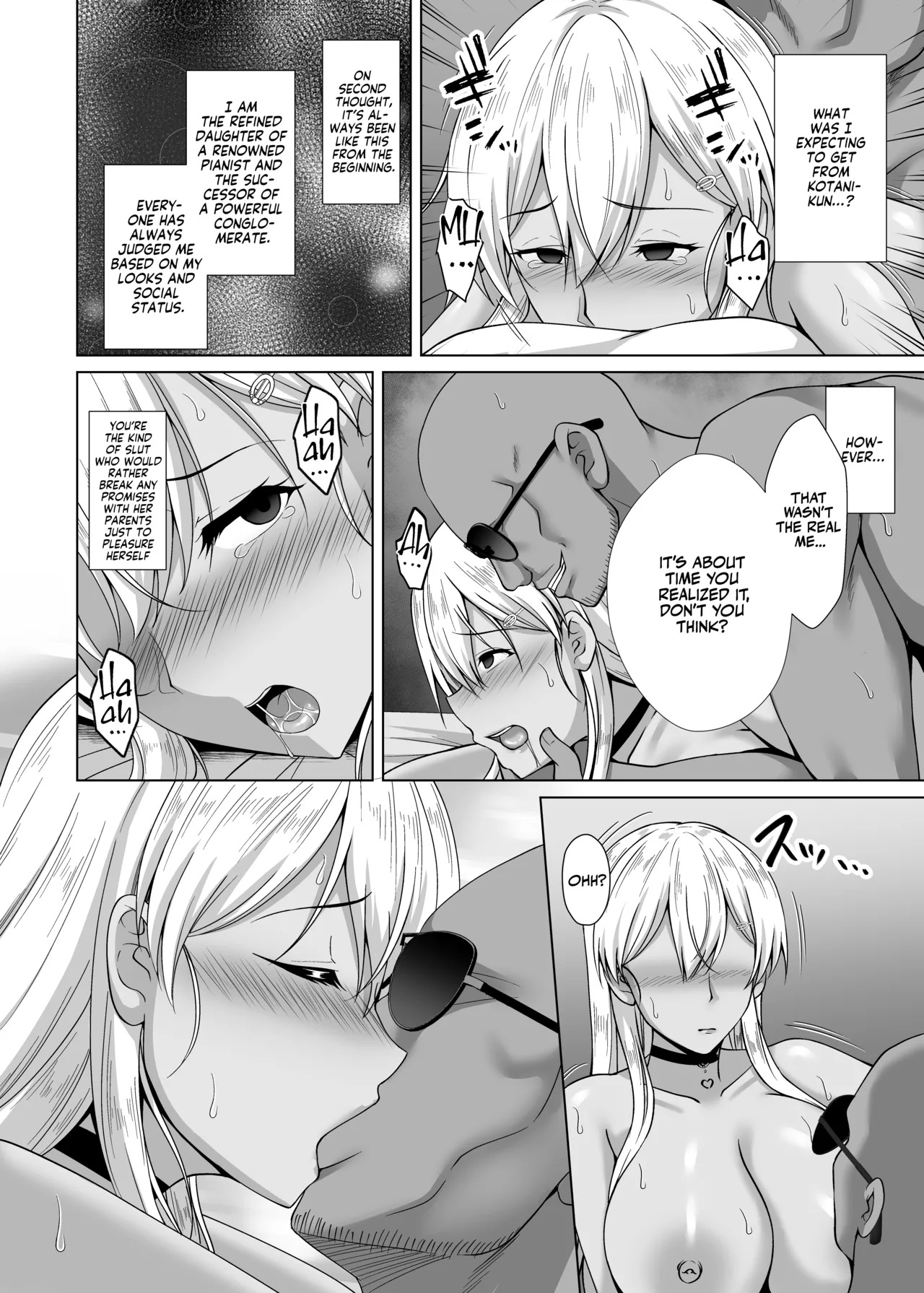 [Taishou Romanesque (Toono Suika)] Kanojo ga Kami o Someta Wake ~Kataomoi no Seiso Kurokami Ojou-sama ga Boku no Shiranai Tokoro de Otoko no Aji o Oboeru Hanashi~ | The Real Reason She Changed Her Hair [English] [Team Rabu2] [Digital] - Page 38