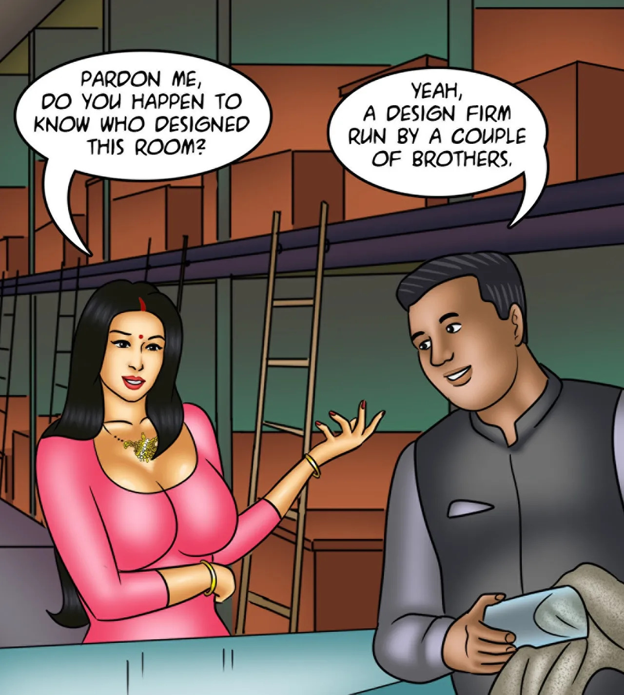 Savita Bhabhi Episode 142 Renovations (English) - Page 39