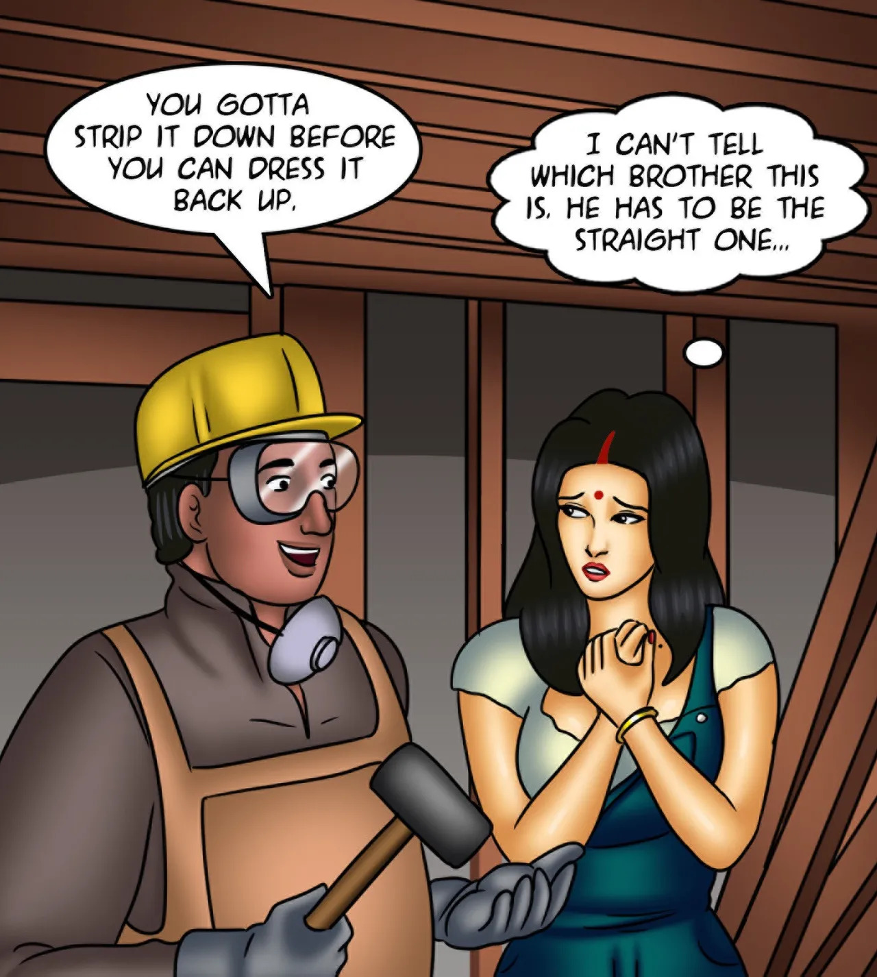 Savita Bhabhi Episode 142 Renovations (English) - Page 56