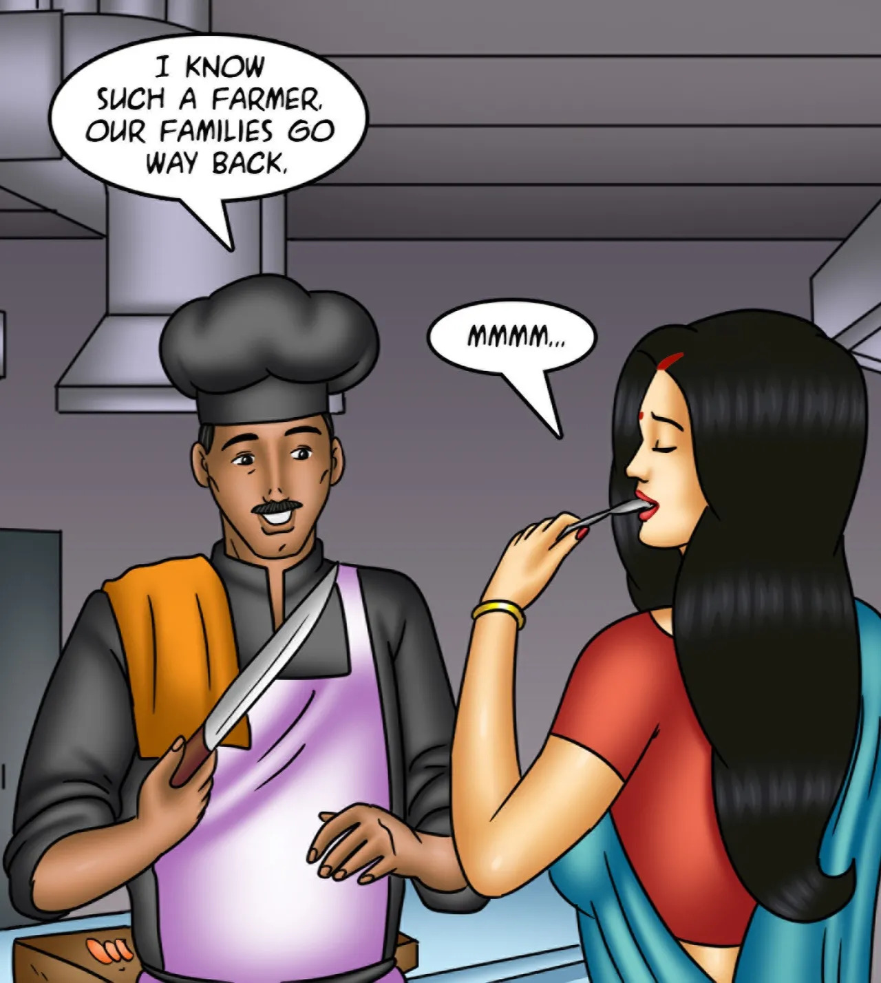 Savita Bhabhi Episode 144 Milking It (English) - Page 34