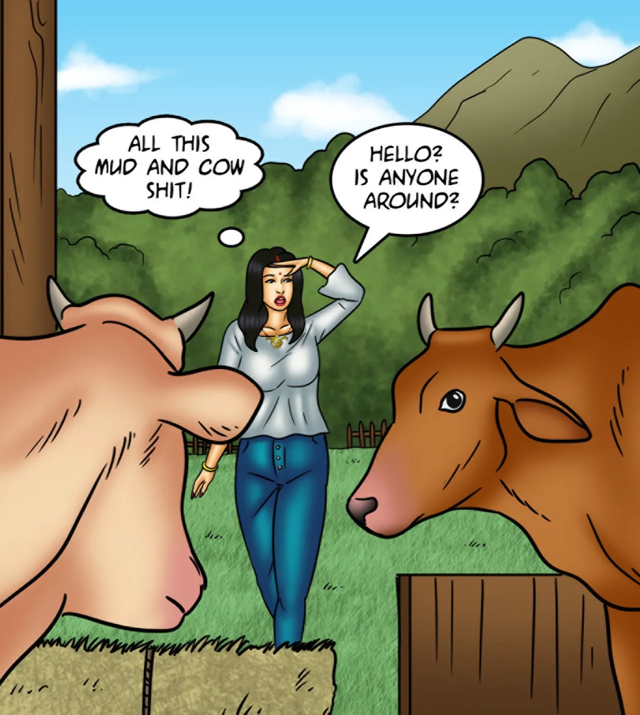 Savita Bhabhi Episode 144 Milking It (English) - Page 38