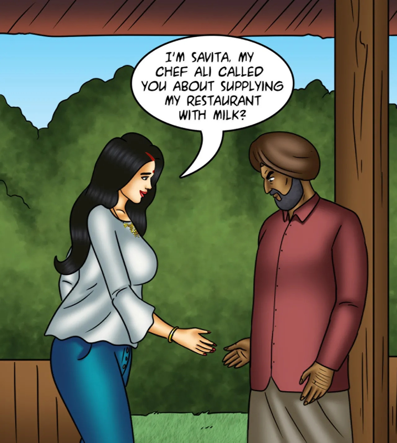 Savita Bhabhi Episode 144 Milking It (English) - Page 41