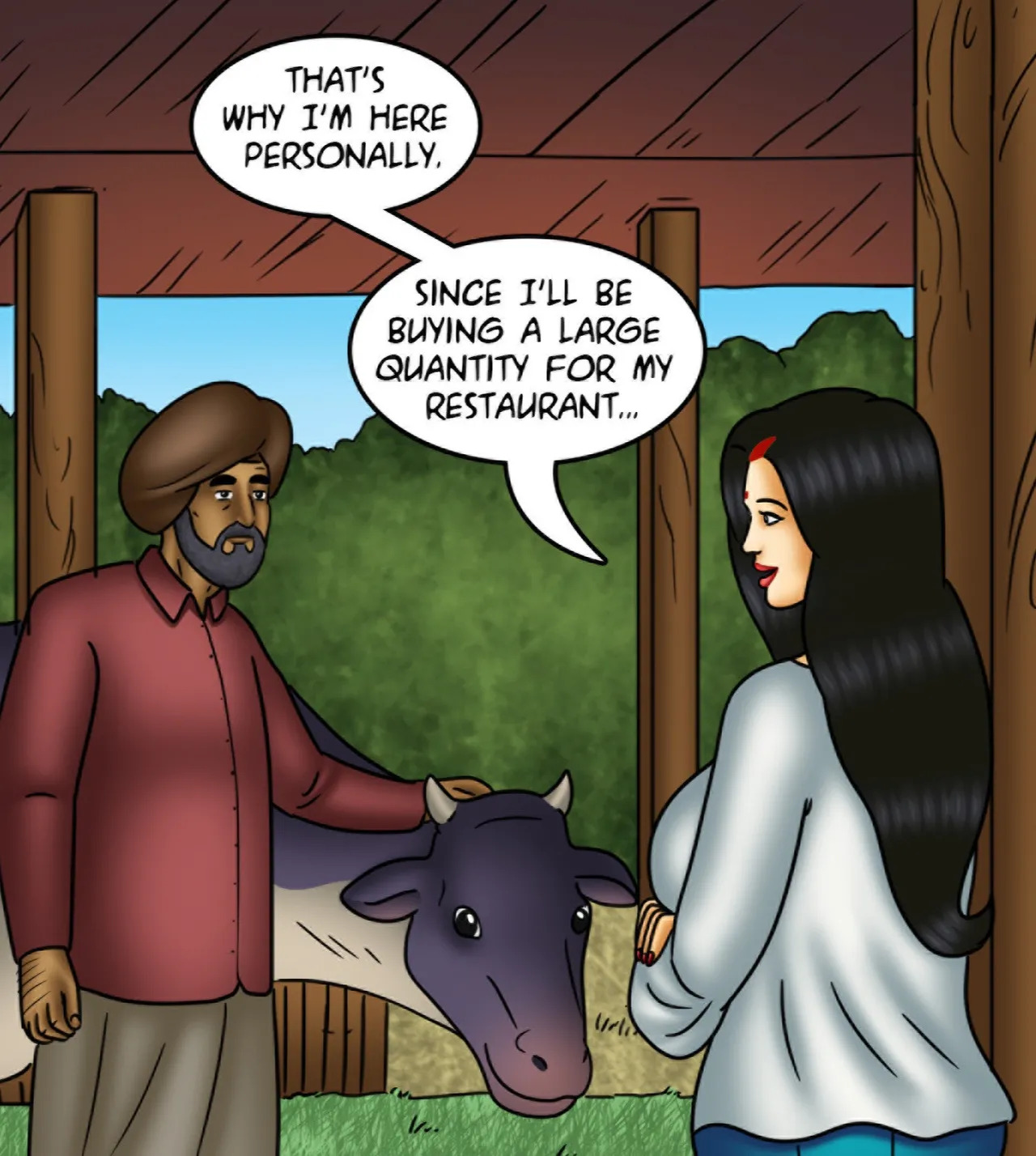 Savita Bhabhi Episode 144 Milking It (English) - Page 47