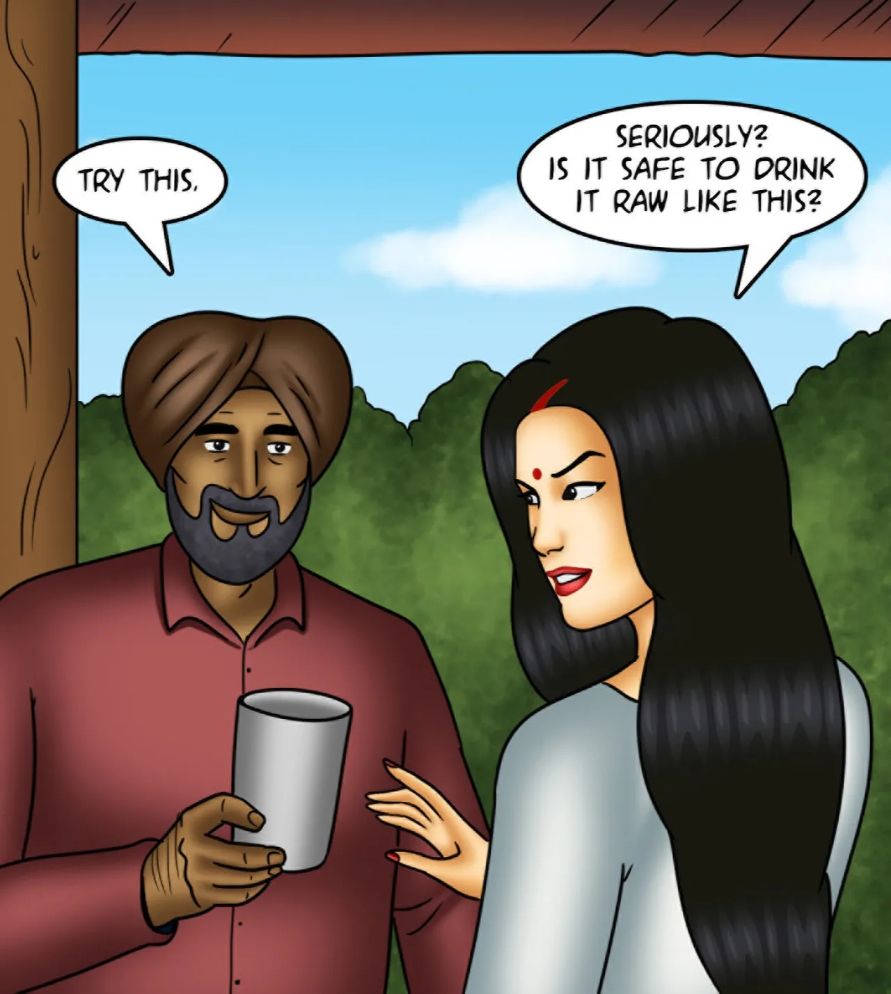 Savita Bhabhi Episode 144 Milking It (English) - Page 49