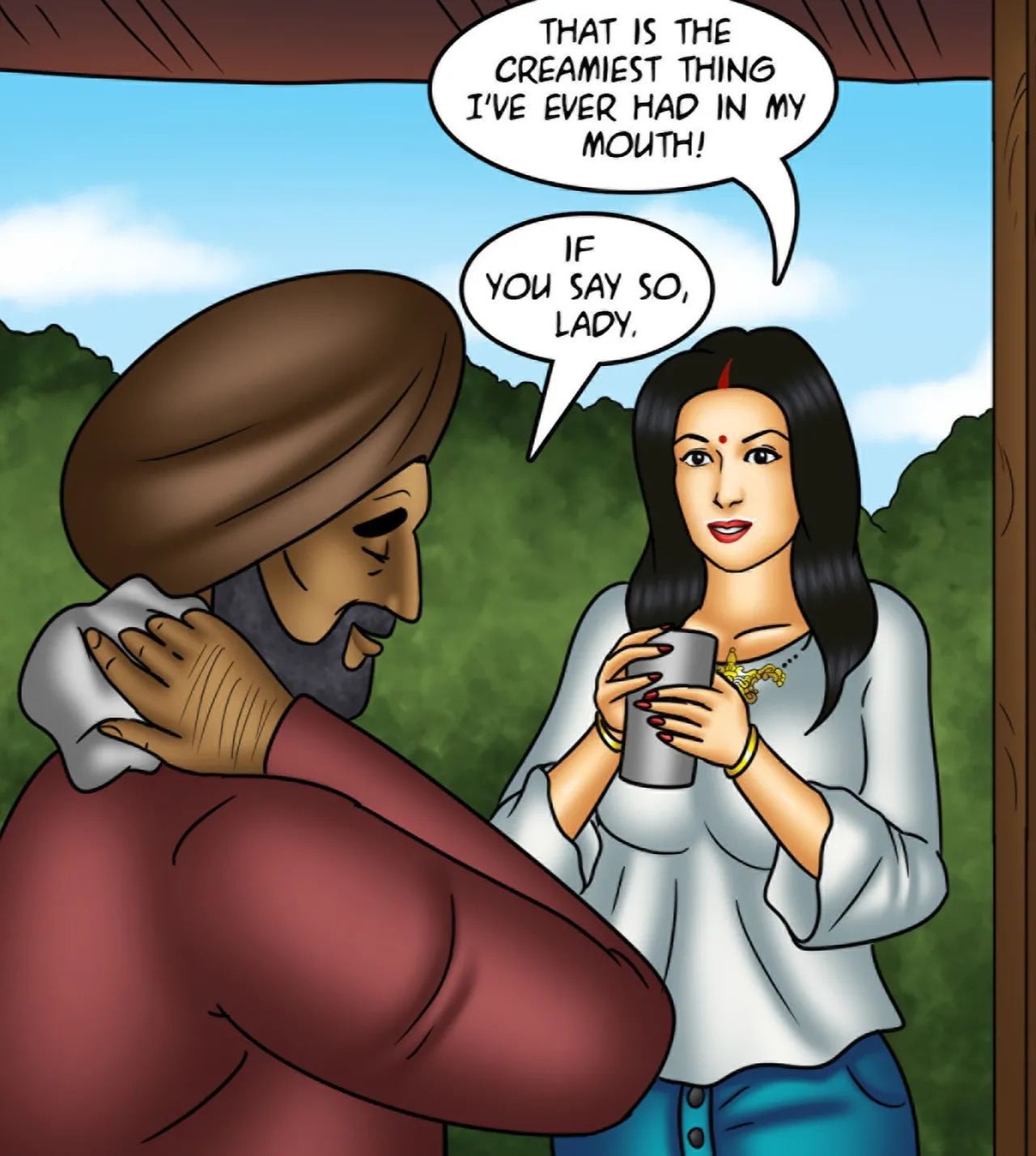 Savita Bhabhi Episode 144 Milking It (English) - Page 51