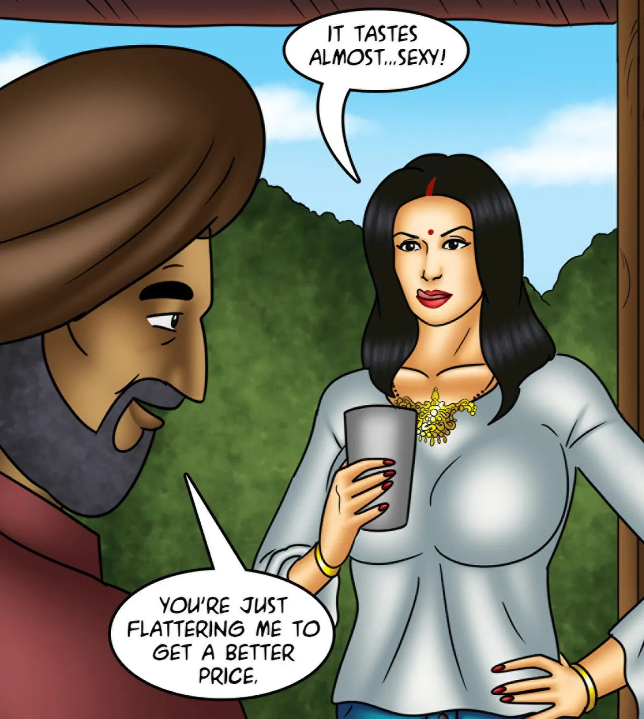 Savita Bhabhi Episode 144 Milking It (English) - Page 52