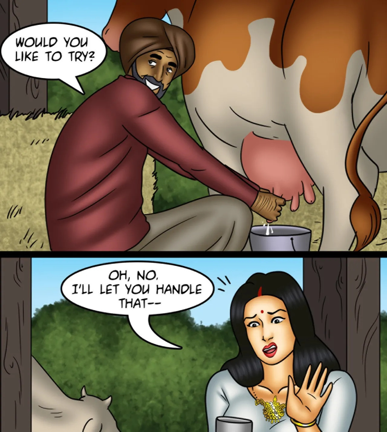 Savita Bhabhi Episode 144 Milking It (English) - Page 54