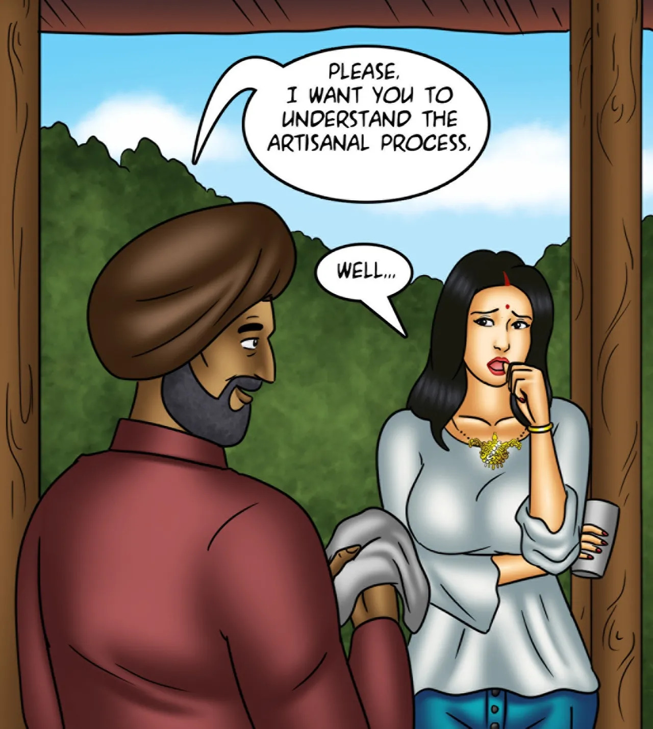 Savita Bhabhi Episode 144 Milking It (English) - Page 55