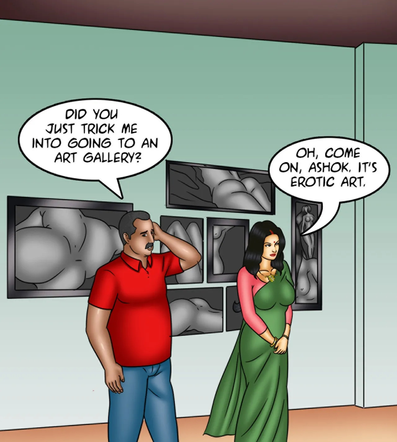 Savita Bhabhi Episode 147 The Artist s Muse Pt. 2 (English) - Page 135