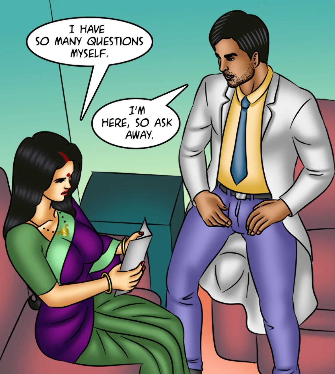Savita Bhabhi Episode 148 Little Blue Pill (English) - Page 56