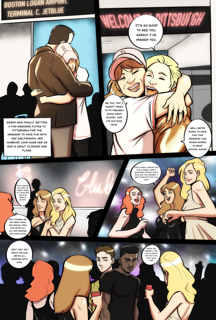 [Illustravitor] Wife Sarah Impregnated On A Girls Trip