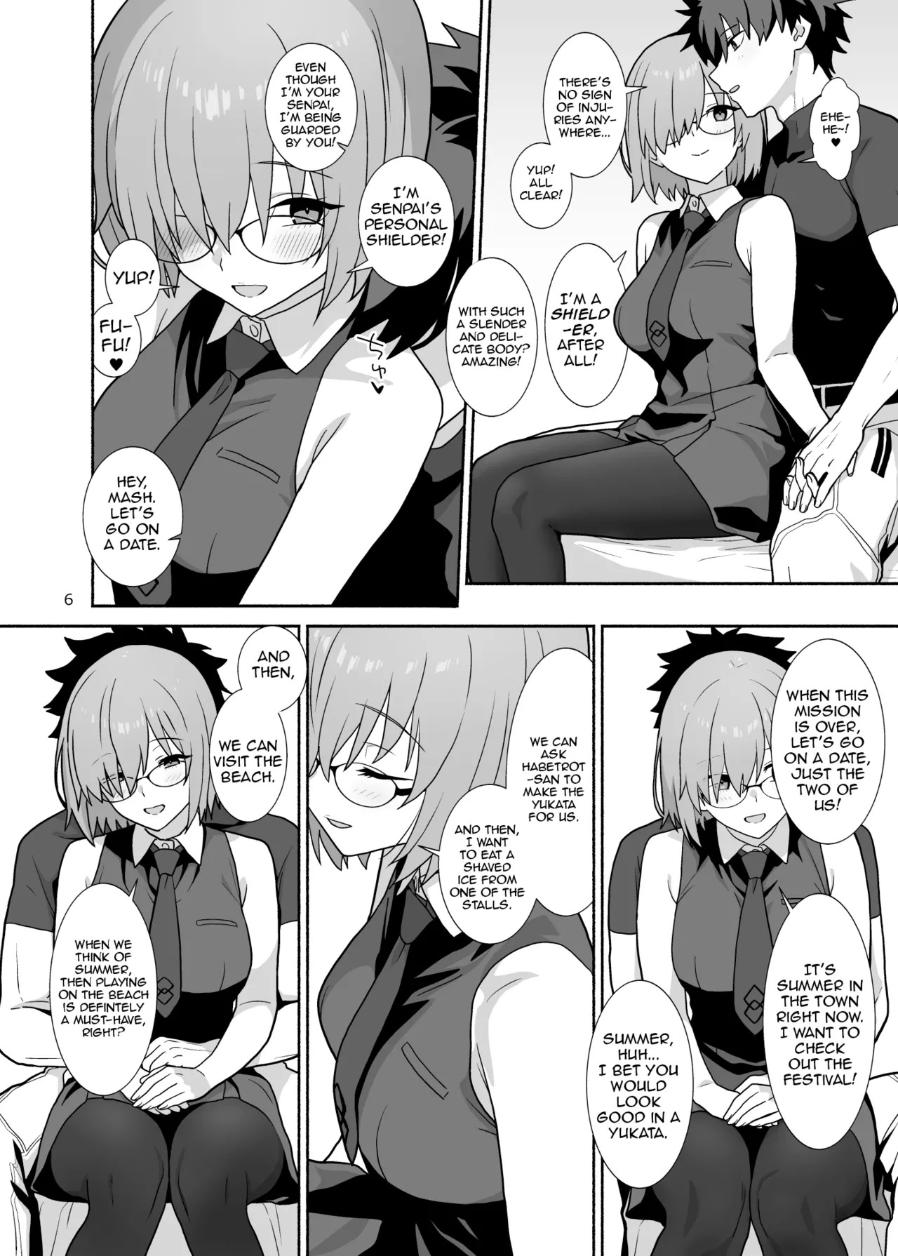 [Tsukinami Days (Kiya Hajime)] Ashita ga futari o wakatsu made | Until tomorrow comes to separate us (Fate/Grand Order) [English] [DeppoTL] - Page 5