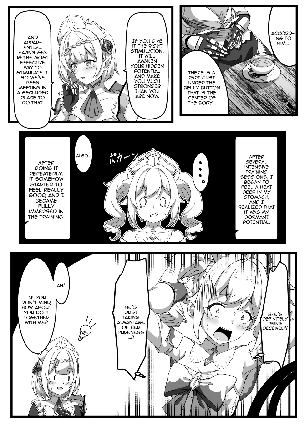 [Chiraura Kakunouko (och4suke)] Issho ni Seichou Shichaimashou! | Let's Grow Together! (Genshin Impact) [English] {Doujins.com} [Digital] - Page 11