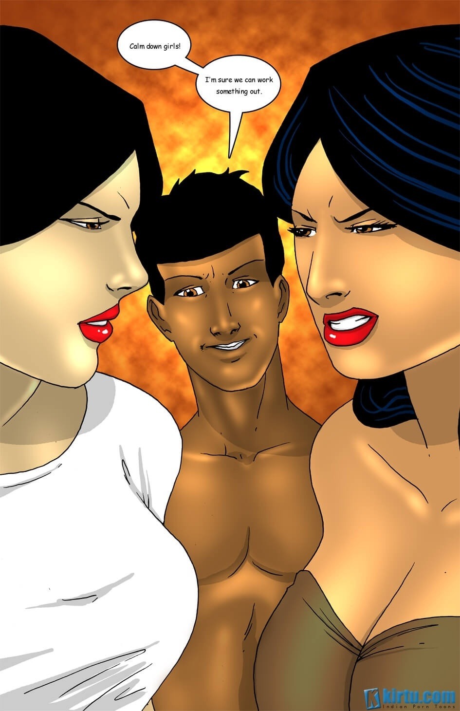 Savita Bhabhi In Goa Episode-3 2 Hot Girls fight for 1 Lucky Guy (English) - Page 17