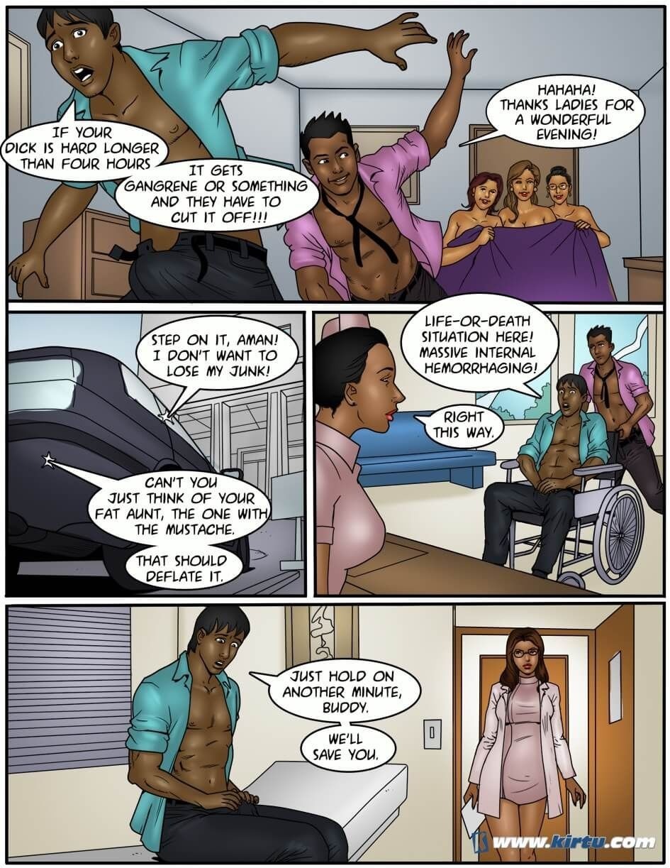 XXX Apartments Episode-18 The boys have a dick pill Emergency! (English) - Page 23