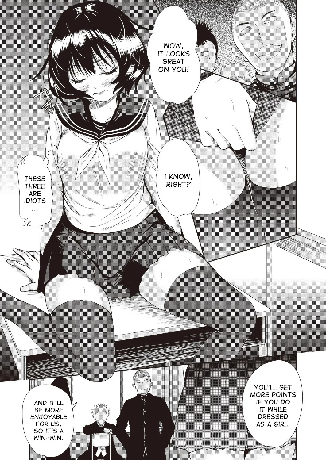 [Tetsuna] Nyotaika Shitara Kuzuotoko no Omocha ni Saremashita [English] [desudesu] [Digital] - Page 42