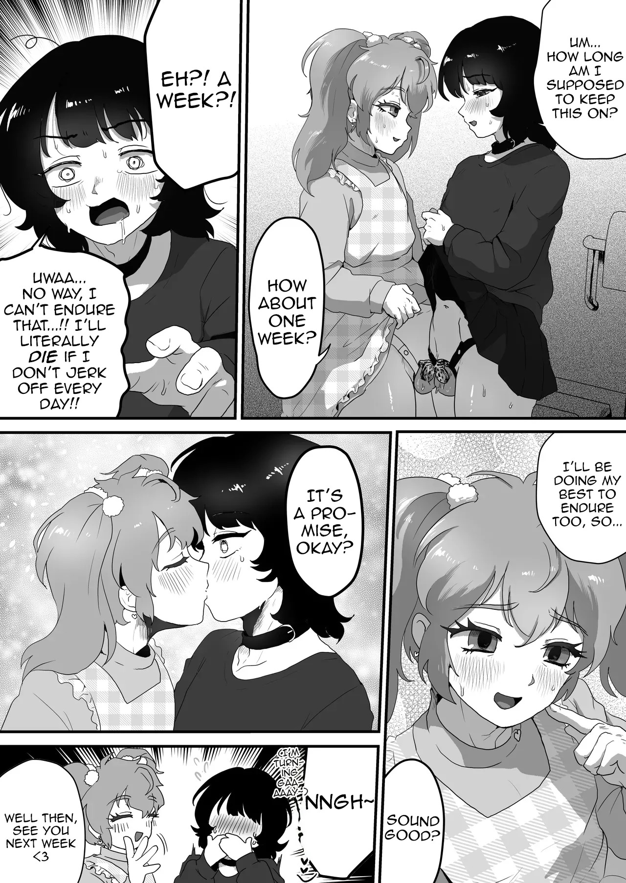 [Otokonoko de Asobou (Yuuki Konefu)] Let's Trade Chastity Keys [Eng] (Teisoutai no Kagi, Koukan Shiyou yo) - Page 13