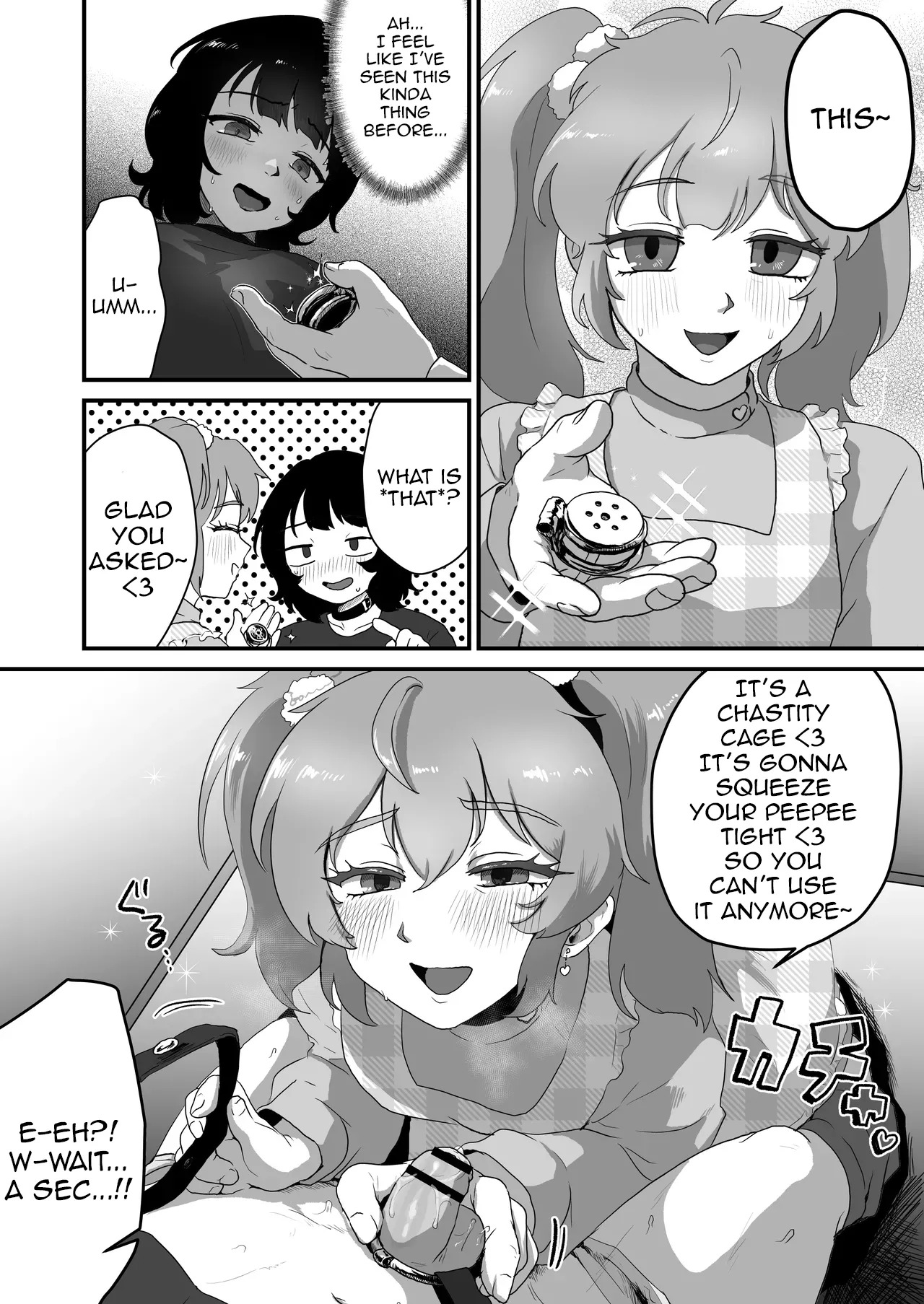[Otokonoko de Asobou (Yuuki Konefu)] Let's Trade Chastity Keys [Eng] (Teisoutai no Kagi, Koukan Shiyou yo) - Page 9