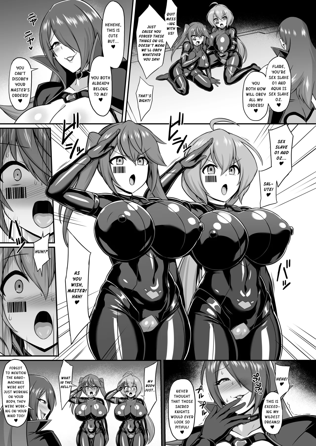 [Ikameshi Shokudou (Ikameshi)] Seisou Kouki Sacred Flare & Aqua -Buzama Sentouin-ka Songen Hakai Keikaku | Sacred Flare & Aqua - The Plan to Degrade Combatants and Destroy Their Dignity [English] - Page 17