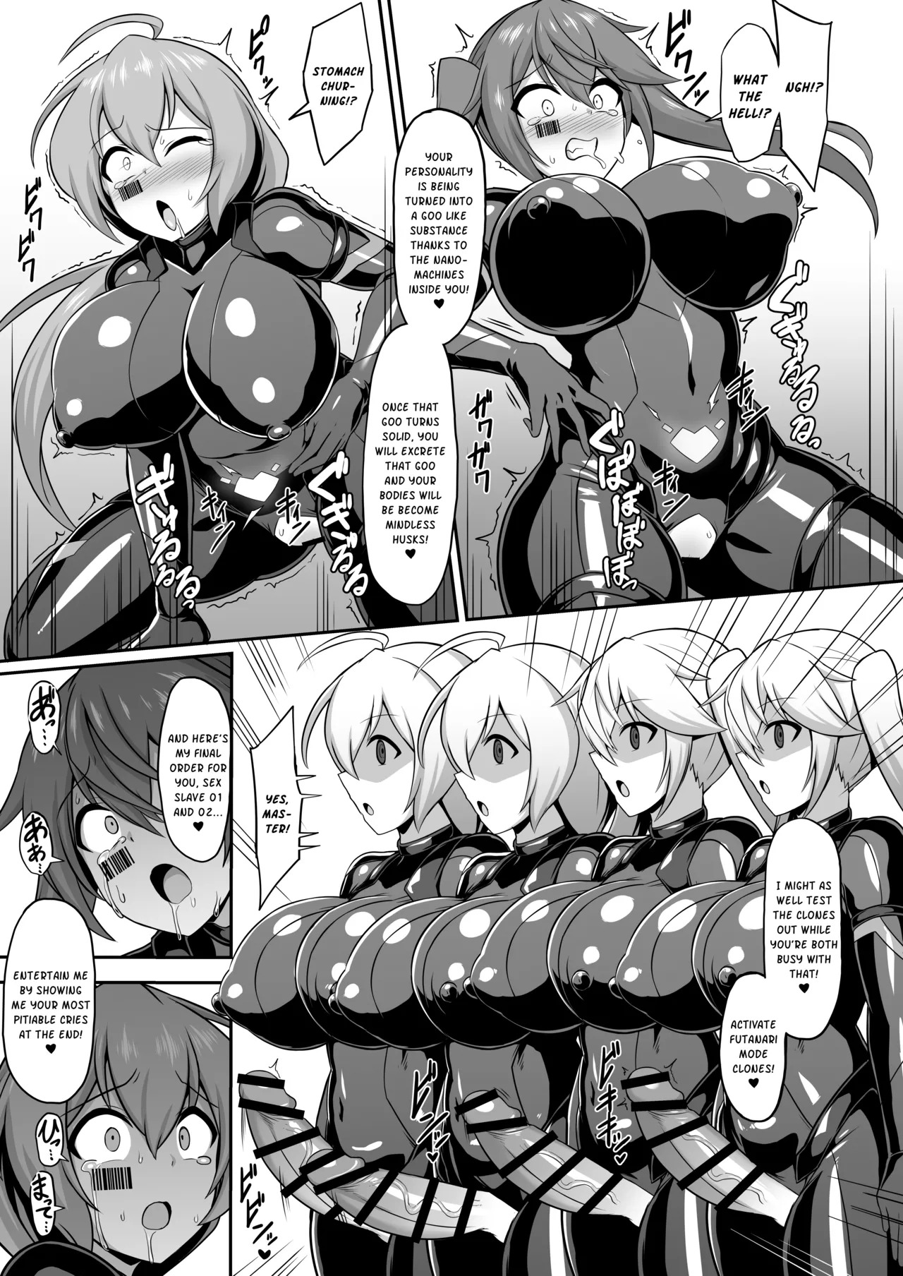 [Ikameshi Shokudou (Ikameshi)] Seisou Kouki Sacred Flare & Aqua -Buzama Sentouin-ka Songen Hakai Keikaku | Sacred Flare & Aqua - The Plan to Degrade Combatants and Destroy Their Dignity [English] - Page 39