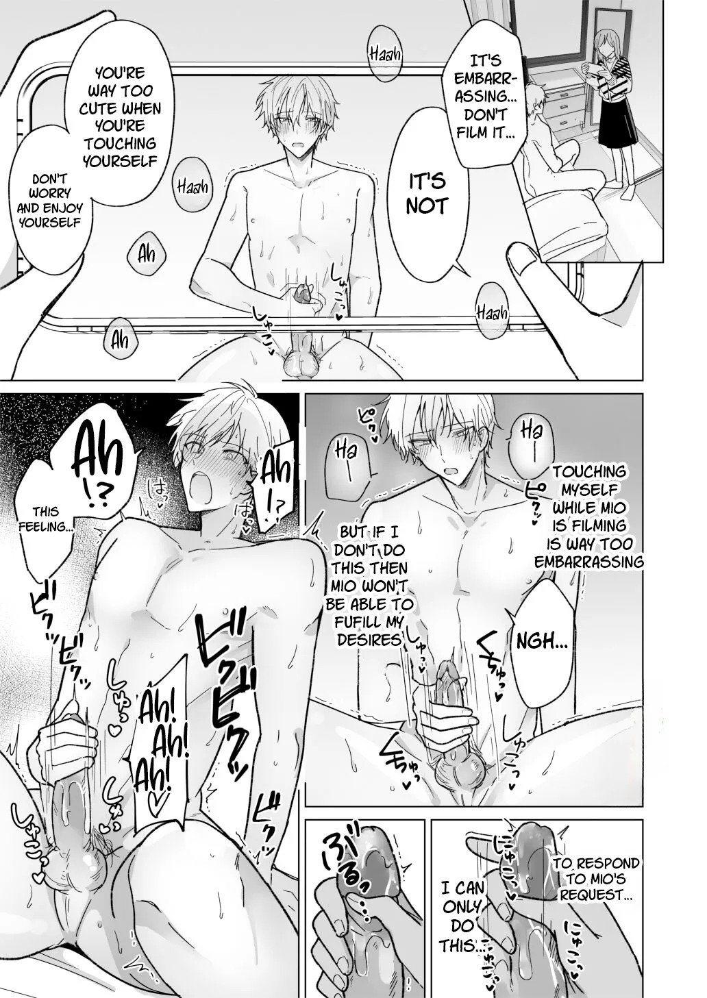 [Notte (Osoba 3-gou, Hisaka Itsuki)] When I Prank My Handsome Boyfriend, He’s So Cute, I Can’t Stop Teasing Him [English] [C4 Translations] [Decensored] [Digital] - Page 24