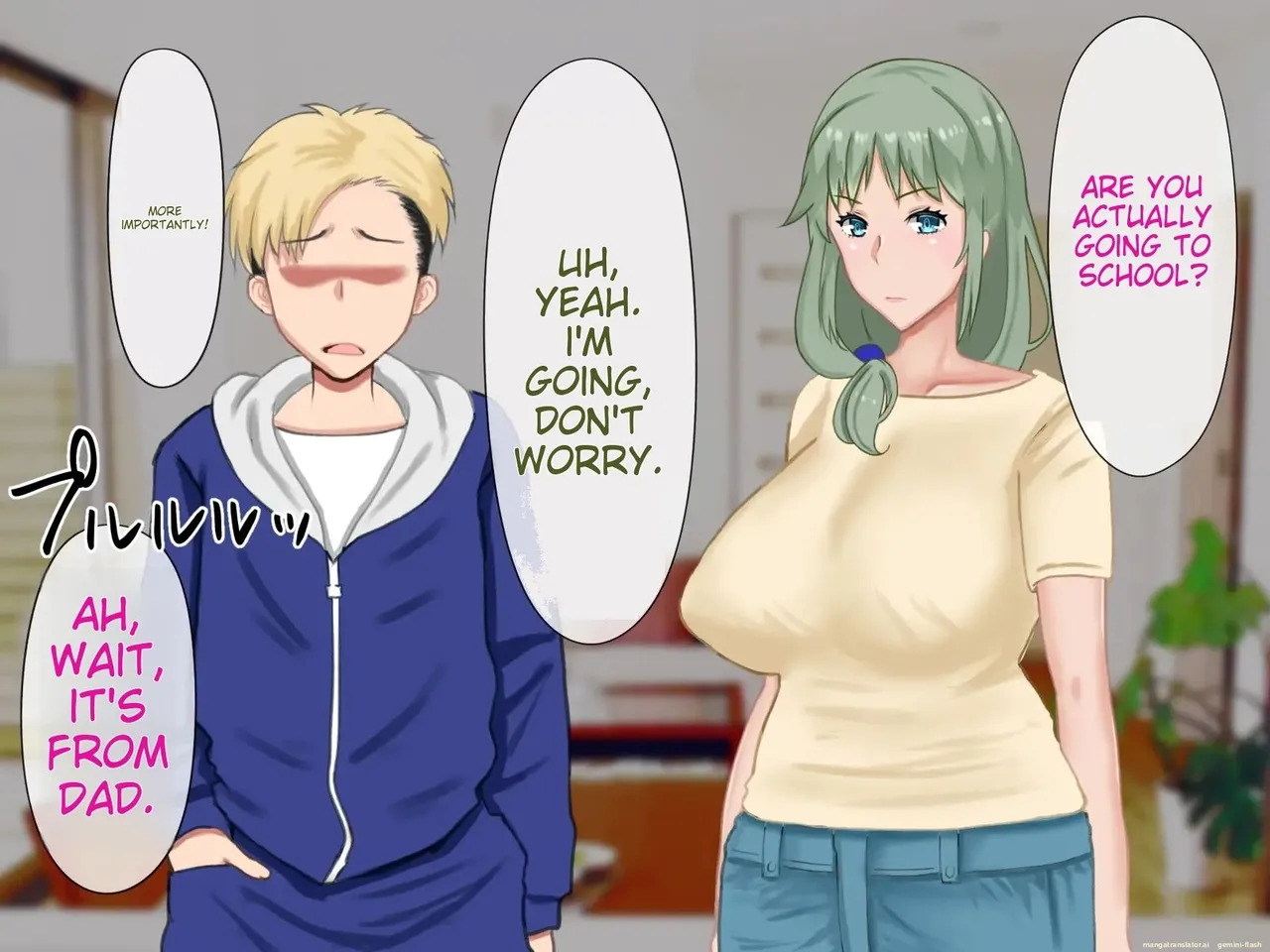 [Saimonke] Musuko no Shakkin o Nikutai Hensai saserareta Kyonyuu Haha ~ Netorarete, Haramaserete - Page 100