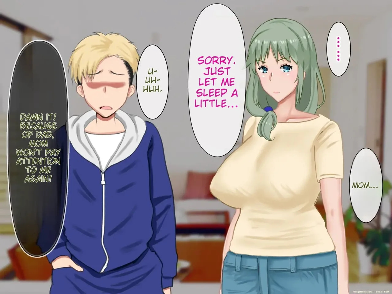 [Saimonke] Musuko no Shakkin o Nikutai Hensai saserareta Kyonyuu Haha ~ Netorarete, Haramaserete - Page 103