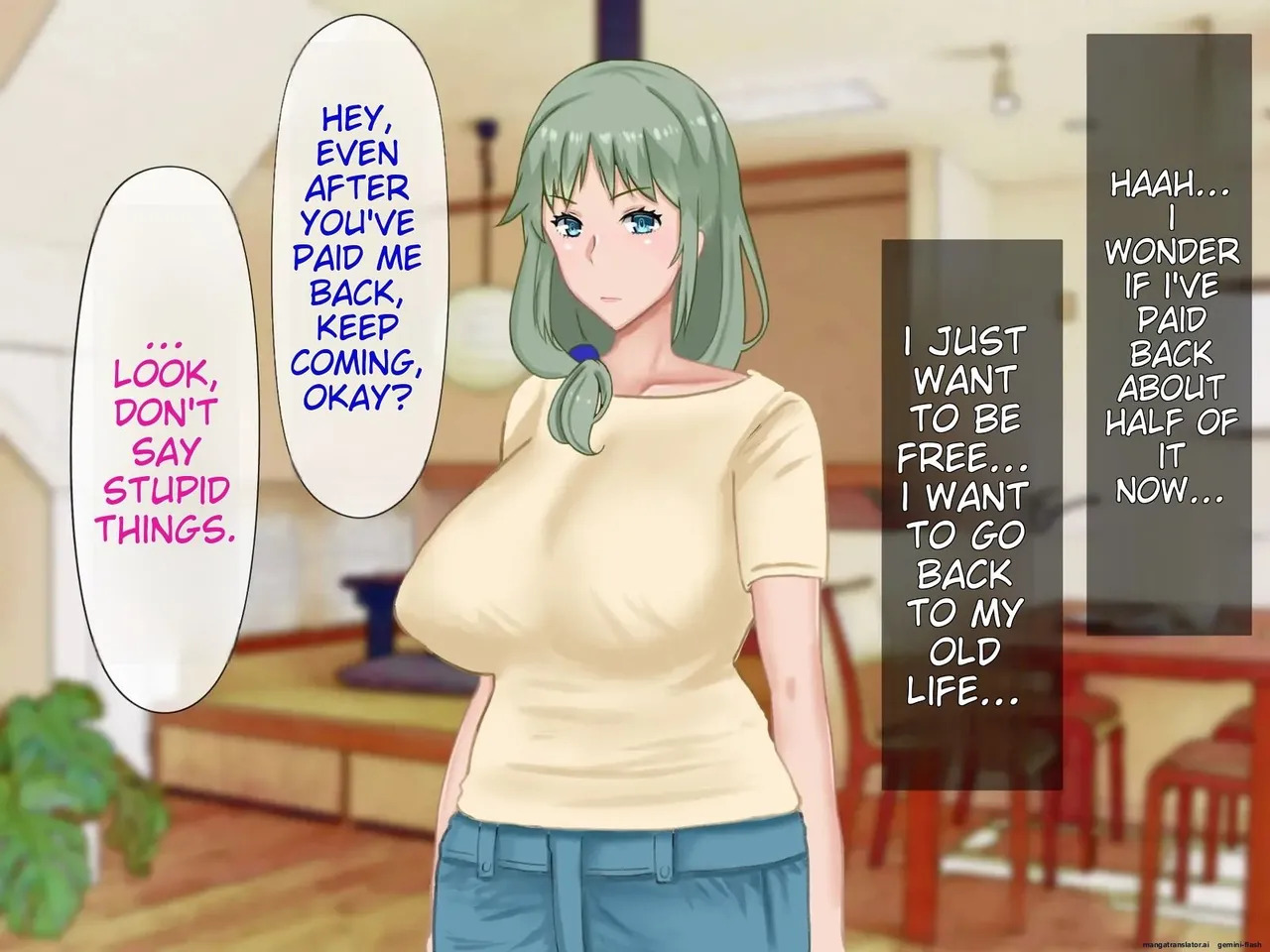 [Saimonke] Musuko no Shakkin o Nikutai Hensai saserareta Kyonyuu Haha ~ Netorarete, Haramaserete - Page 120