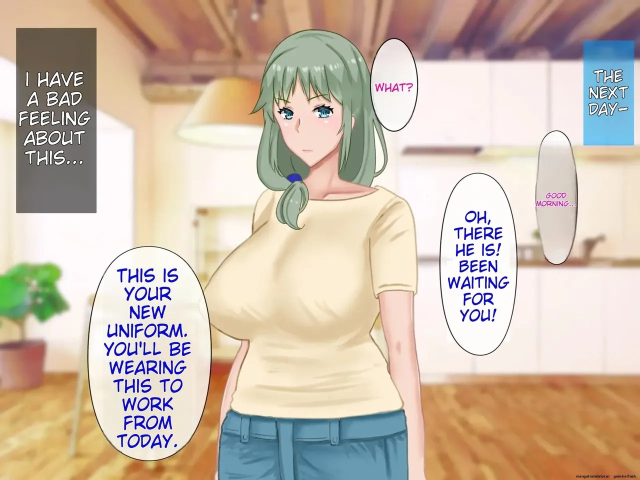 [Saimonke] Musuko no Shakkin o Nikutai Hensai saserareta Kyonyuu Haha ~ Netorarete, Haramaserete - Page 153
