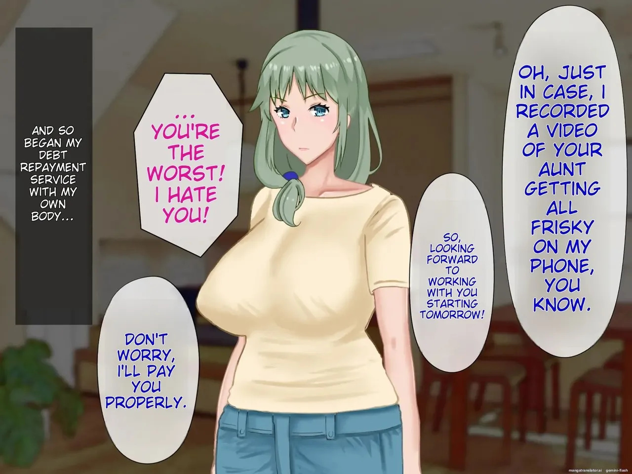 [Saimonke] Musuko no Shakkin o Nikutai Hensai saserareta Kyonyuu Haha ~ Netorarete, Haramaserete - Page 29