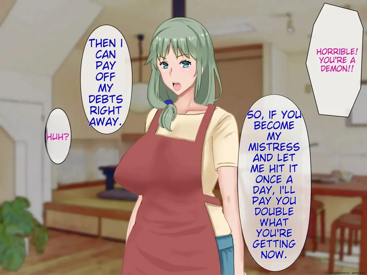 [Saimonke] Musuko no Shakkin o Nikutai Hensai saserareta Kyonyuu Haha ~ Netorarete, Haramaserete - Page 50