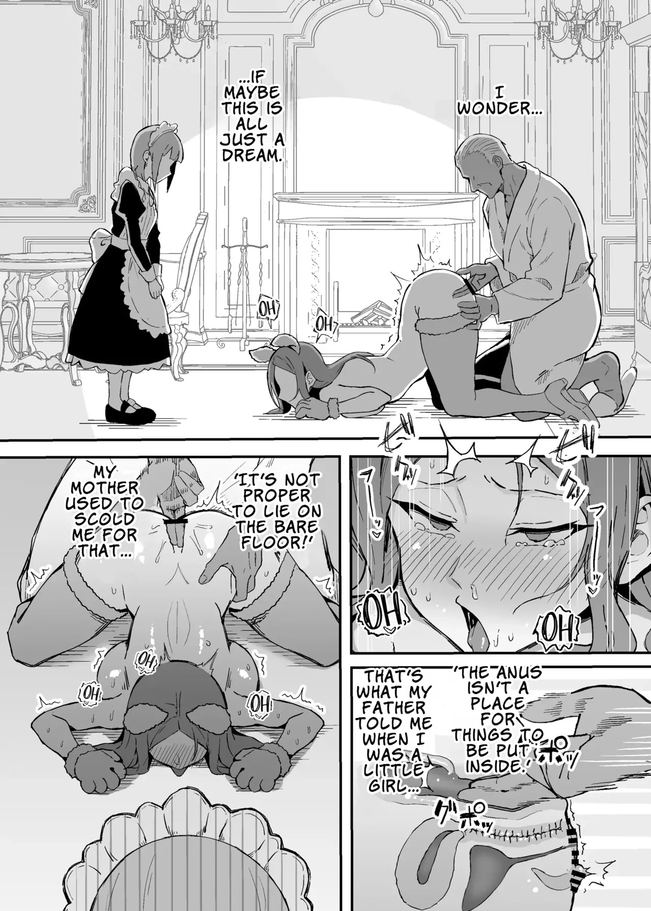 [Sukebe Hatsudensho (Hatsuden Pengin)] Akogare no Senpai Maidchou no Yotogi o Kengaku | Observing the Night Duties of the Admired Senior Head Maid [English] [LKK•Scans] [Digital] - Page 29