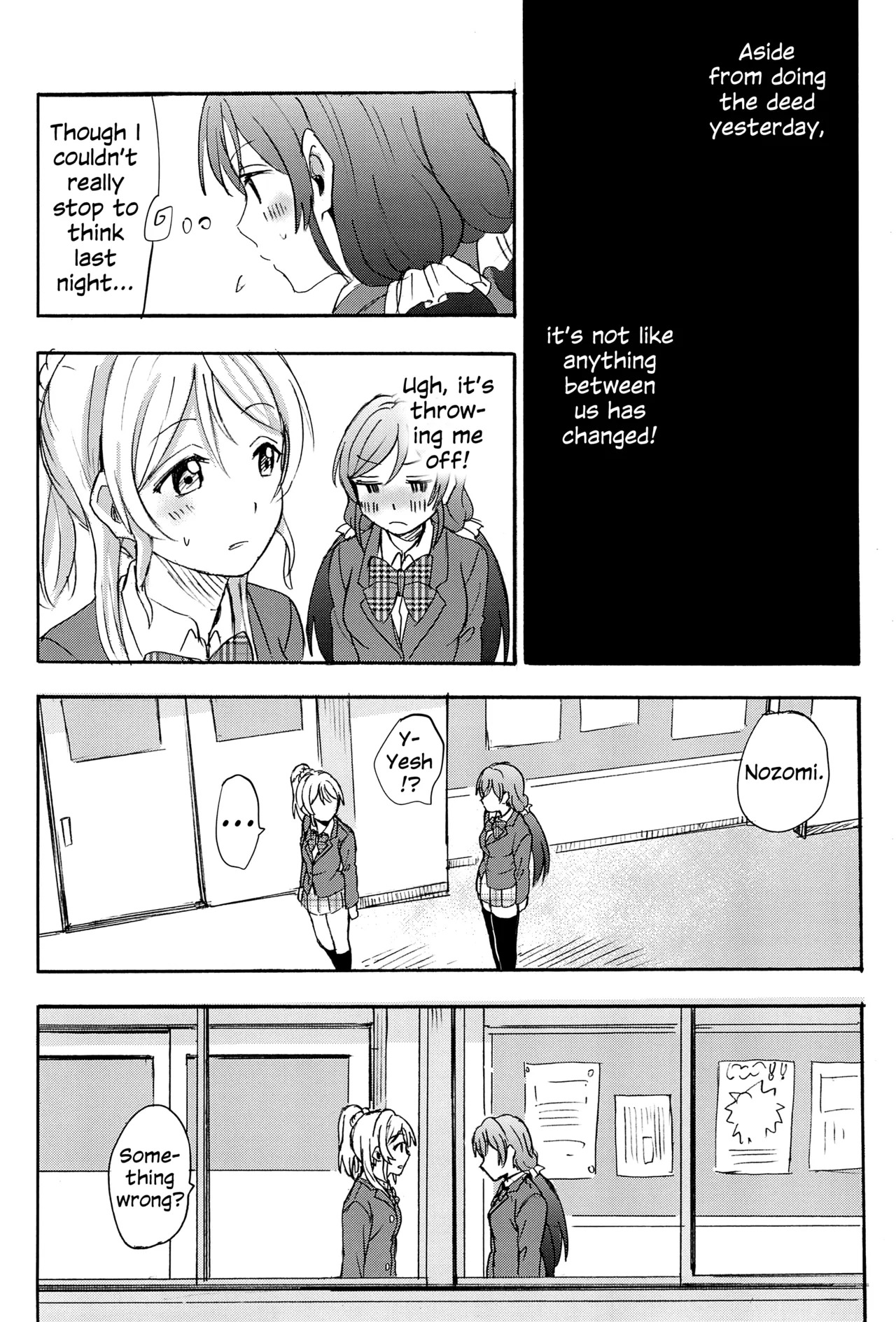 (C89) [Mushiyaki!! (Kanbayashi Makoto)] Unbalanced, Emotional Heart (Love Live!) [English] [Gouma-Den] - Page 55