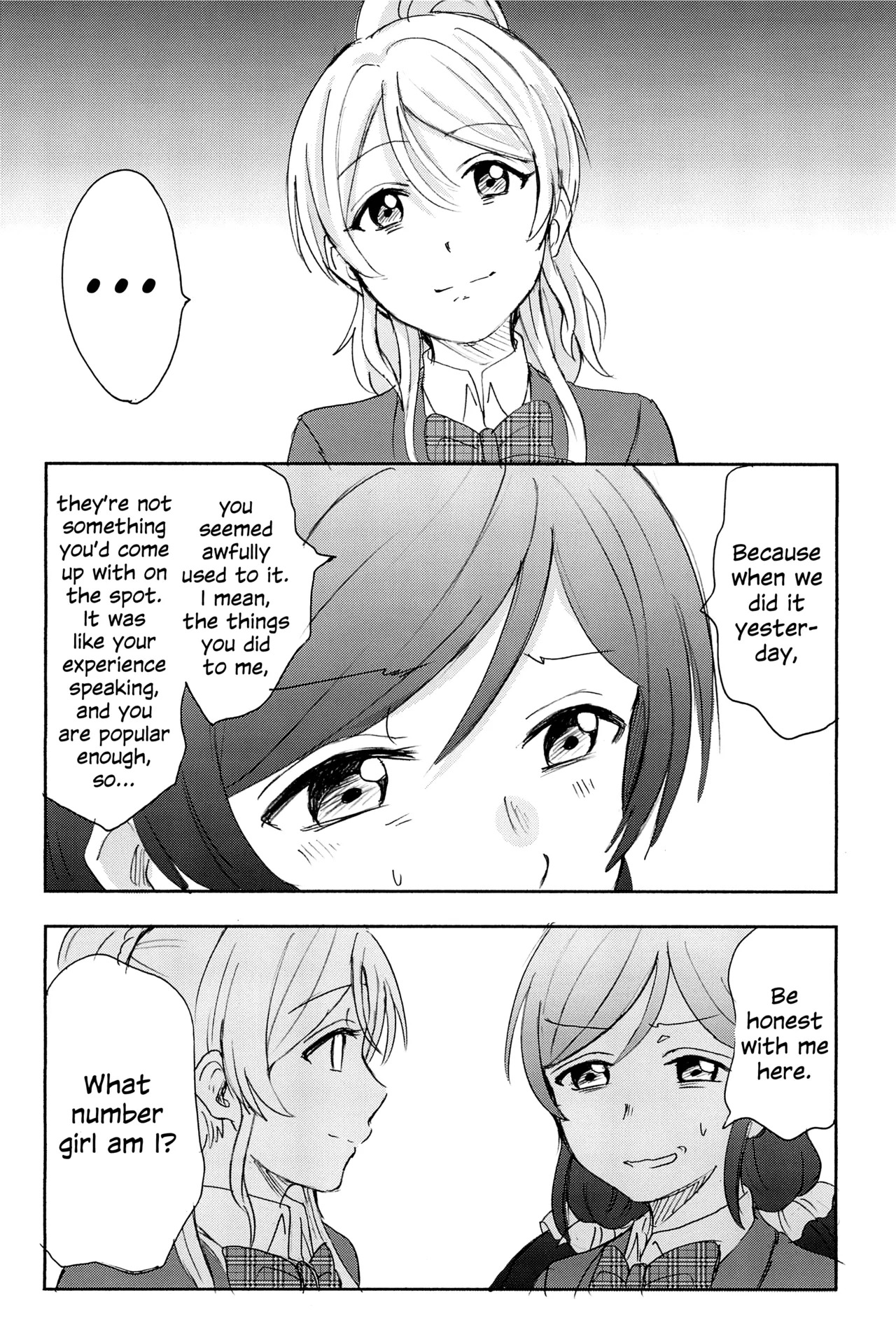 (C89) [Mushiyaki!! (Kanbayashi Makoto)] Unbalanced, Emotional Heart (Love Live!) [English] [Gouma-Den] - Page 57