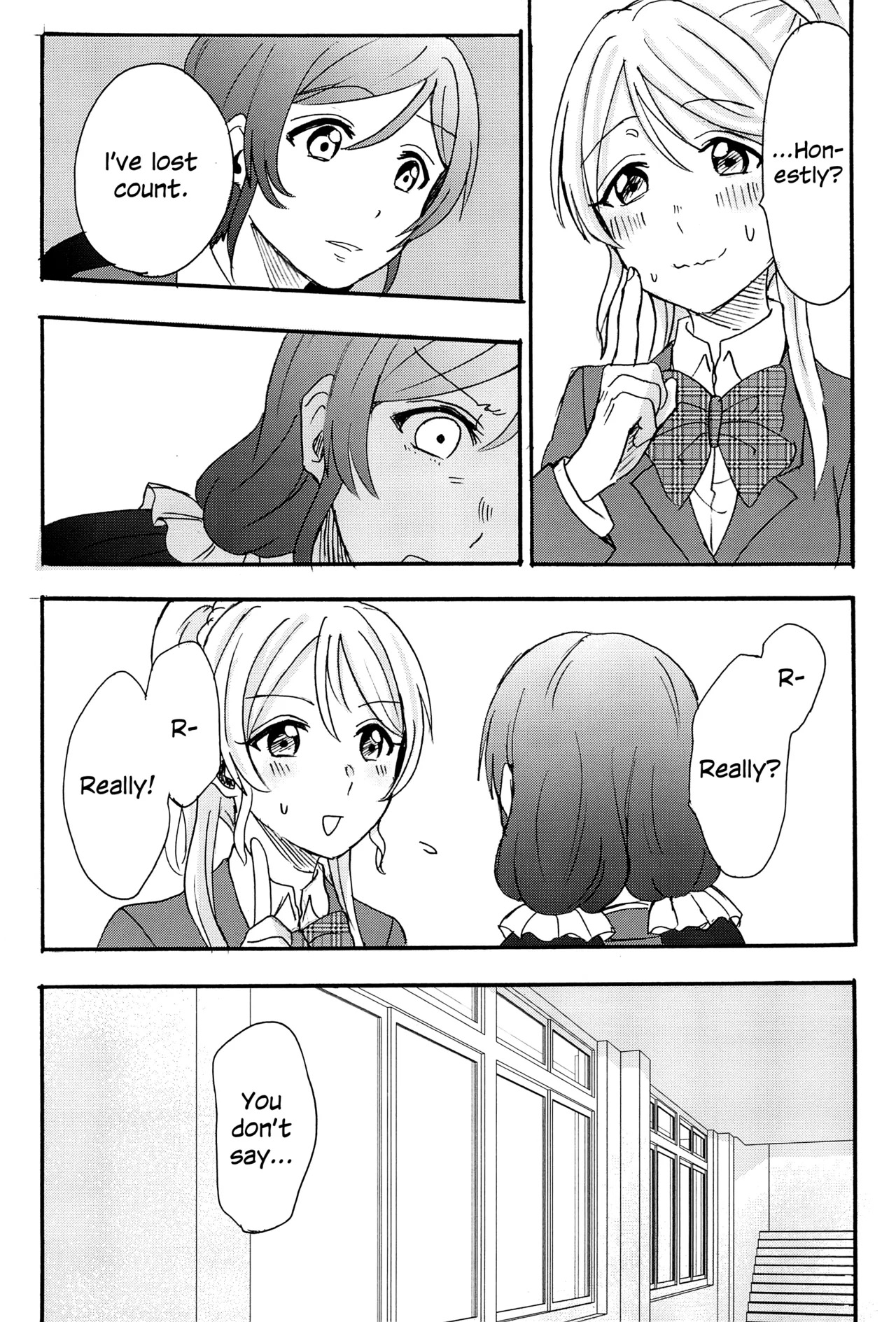 (C89) [Mushiyaki!! (Kanbayashi Makoto)] Unbalanced, Emotional Heart (Love Live!) [English] [Gouma-Den] - Page 58