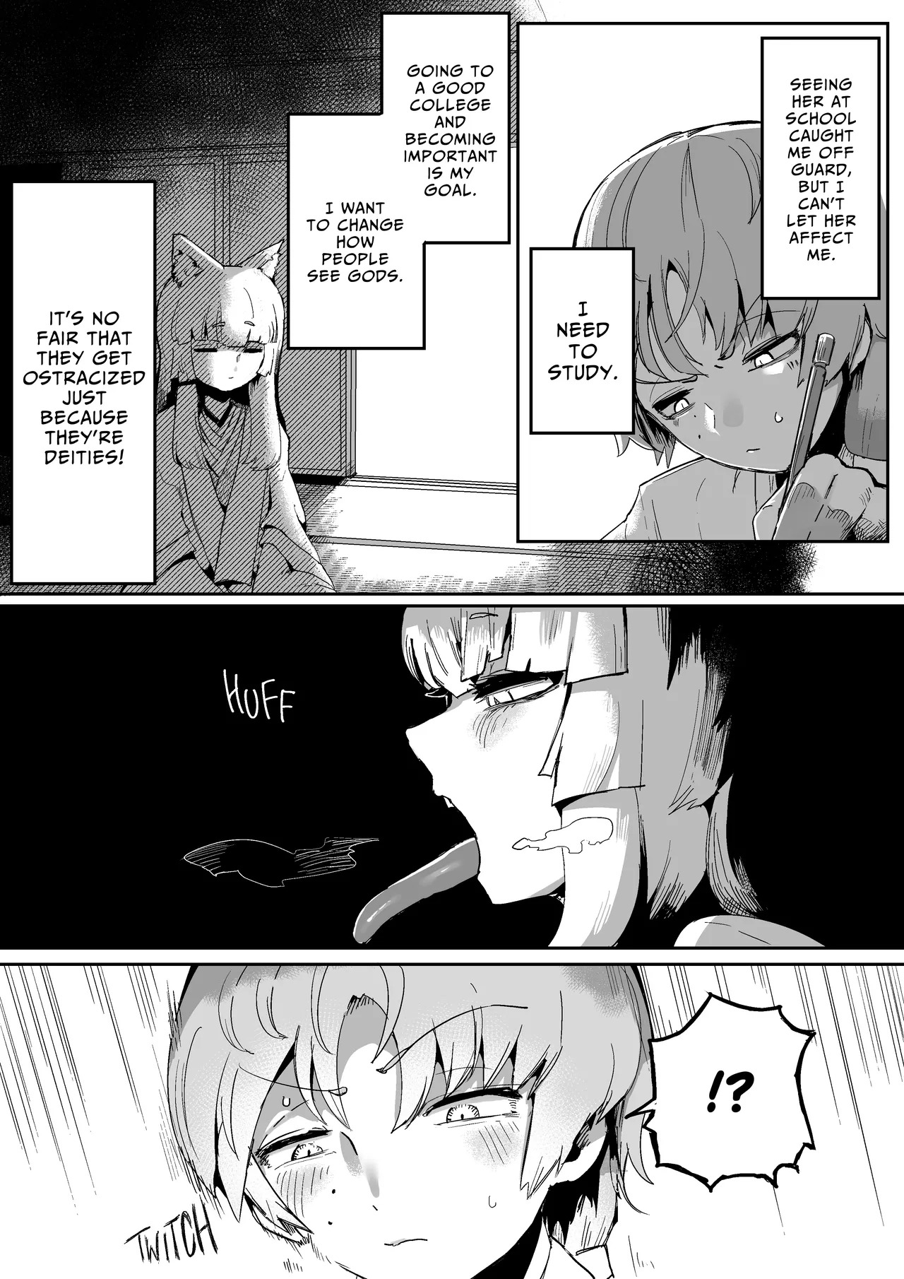 [Aimai no Wakusei (Nabatani Kinoko)] Tonari no Seki no Kitsune Musume-san | The Foxgirl Next Seat [English] [grimalkin] - Page 10