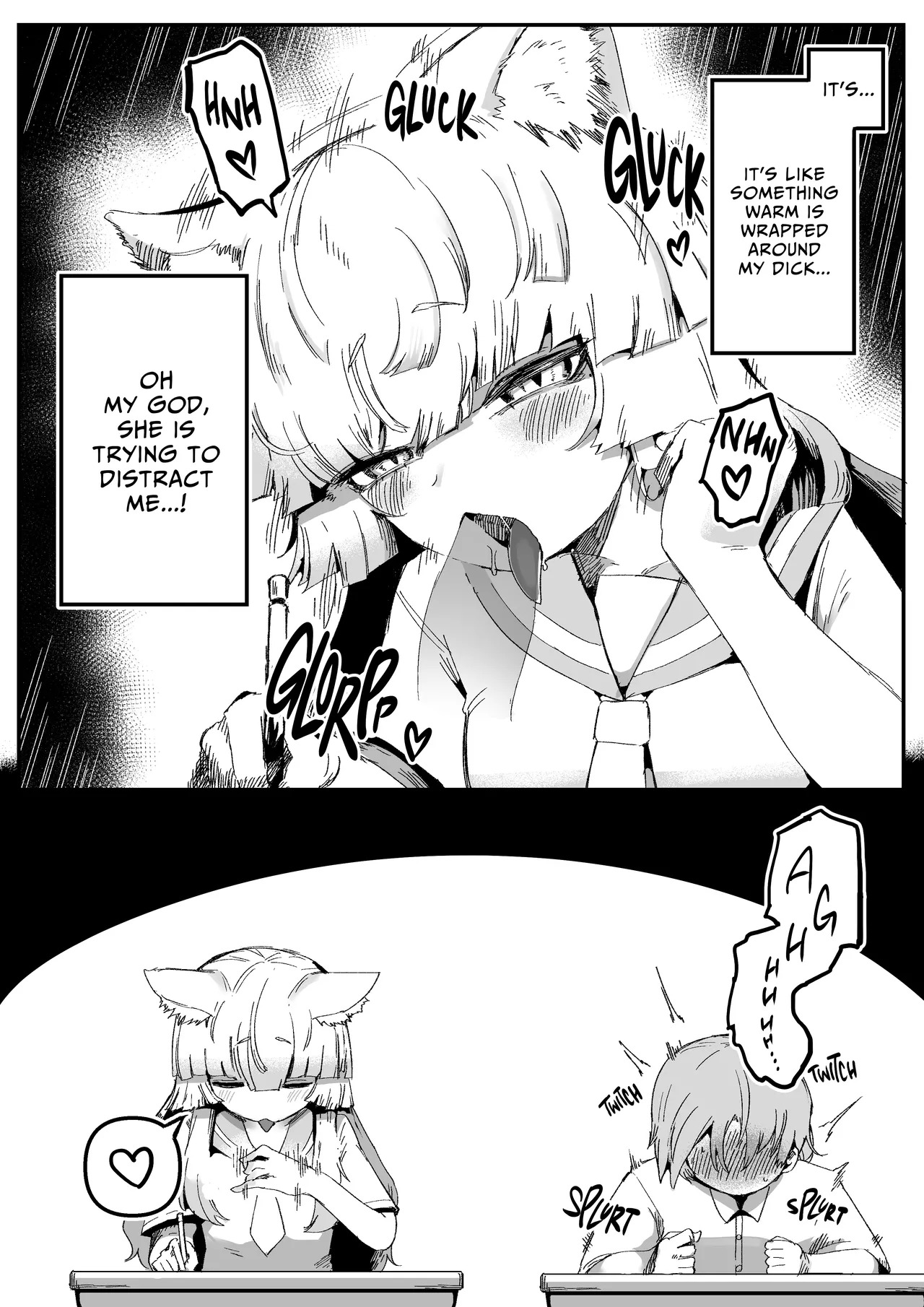 [Aimai no Wakusei (Nabatani Kinoko)] Tonari no Seki no Kitsune Musume-san | The Foxgirl Next Seat [English] [grimalkin] - Page 12