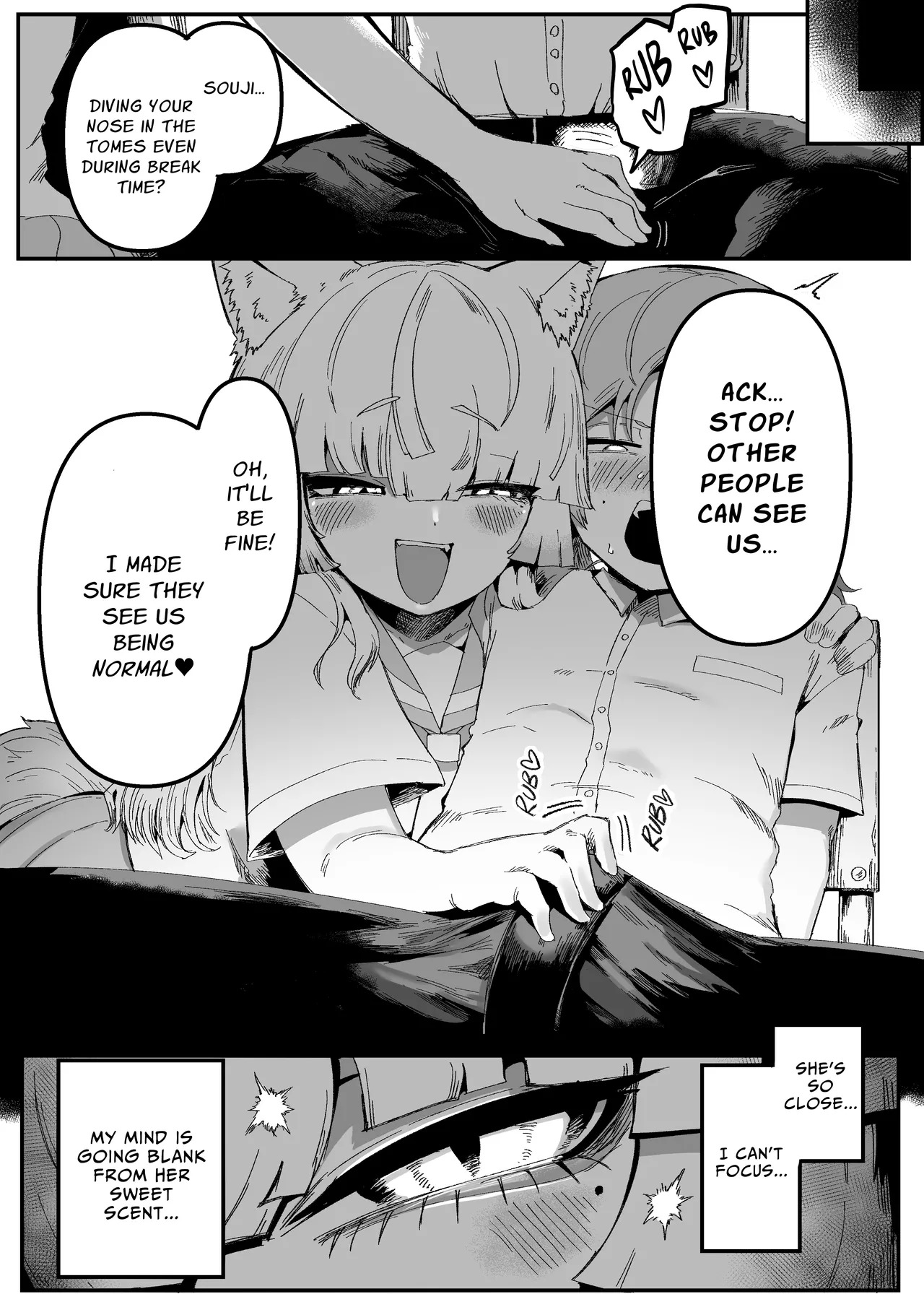 [Aimai no Wakusei (Nabatani Kinoko)] Tonari no Seki no Kitsune Musume-san | The Foxgirl Next Seat [English] [grimalkin] - Page 14