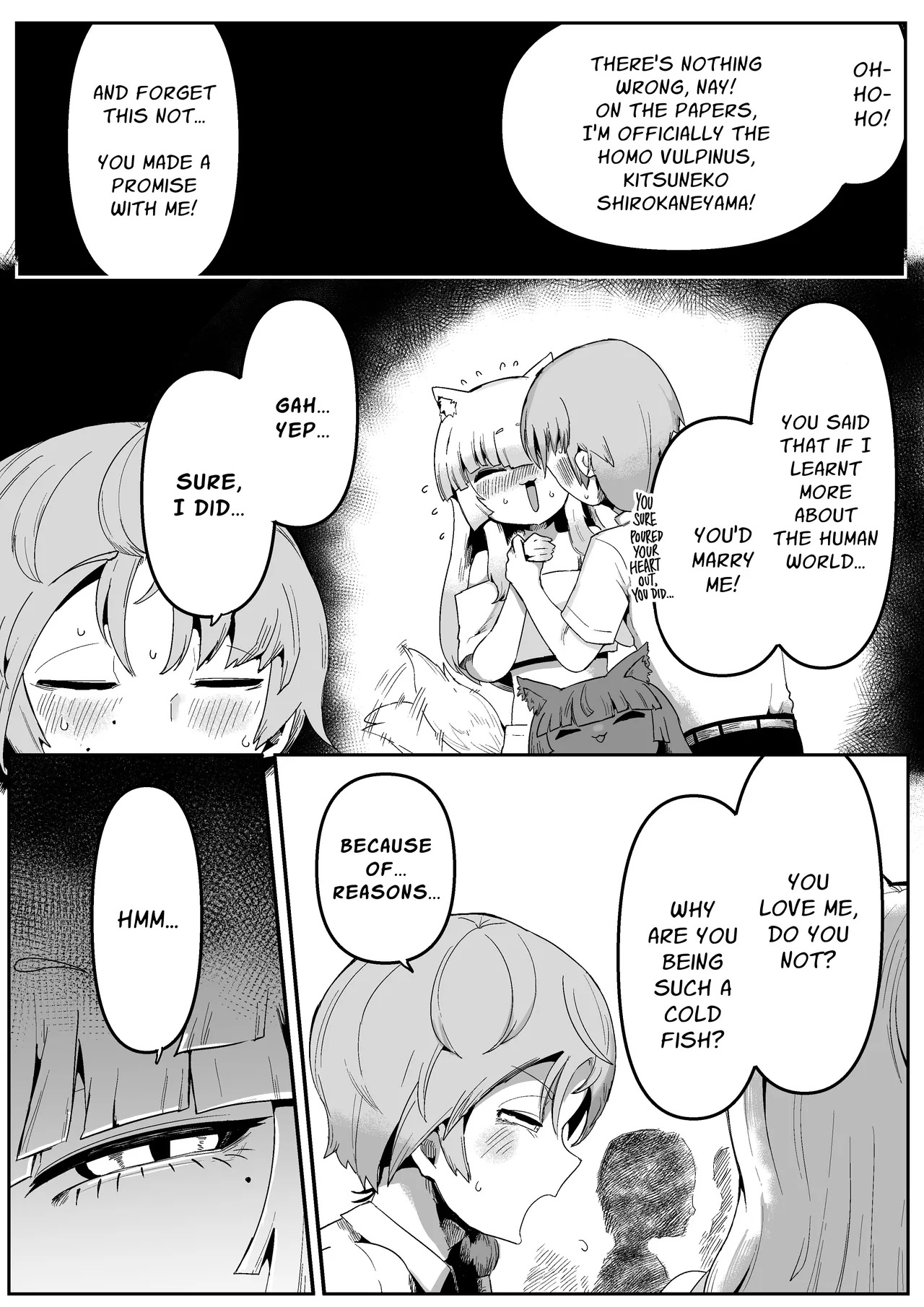 [Aimai no Wakusei (Nabatani Kinoko)] Tonari no Seki no Kitsune Musume-san | The Foxgirl Next Seat [English] [grimalkin] - Page 9