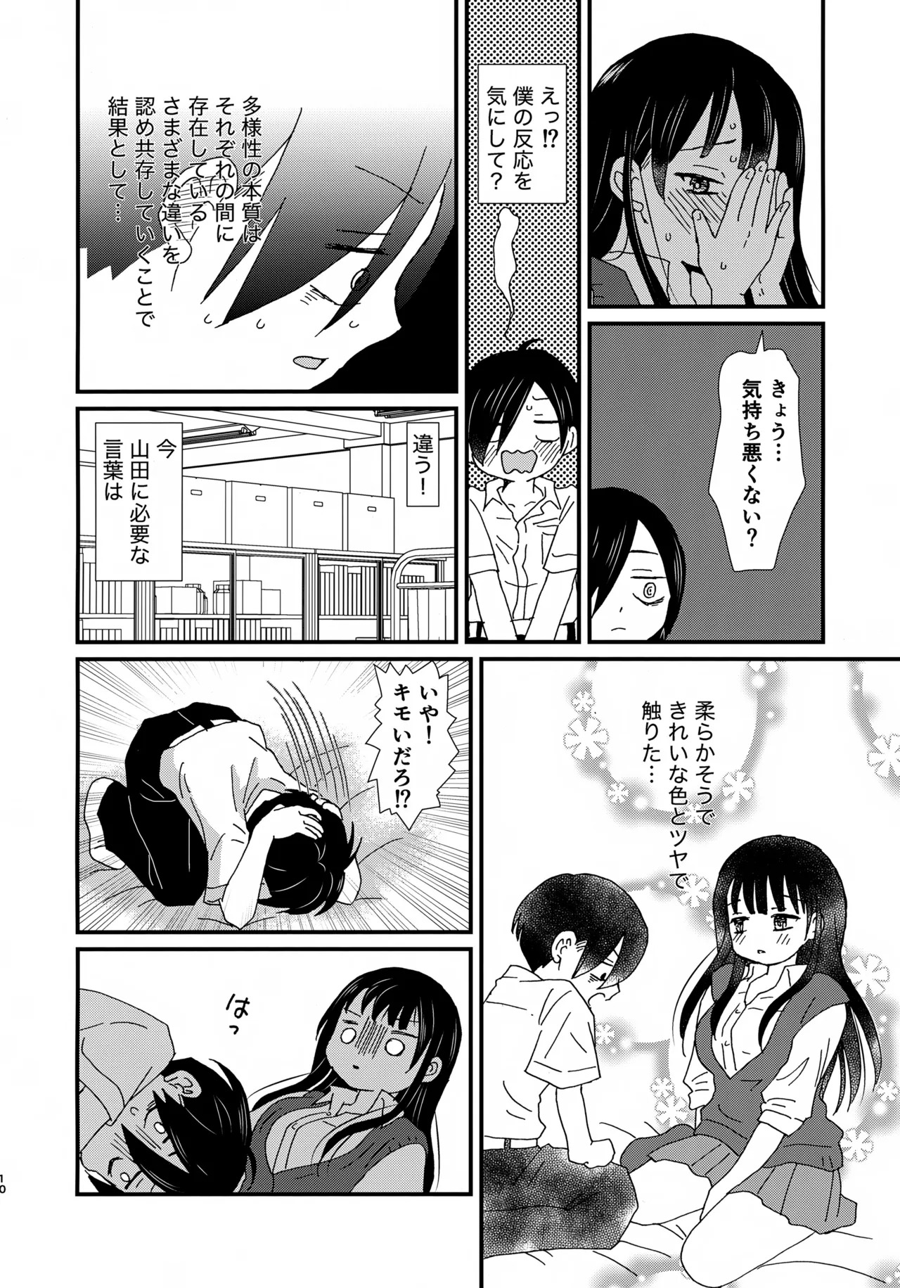 (C104) [Kome to Neko (Yoshida Komeko)] SWEETS & CRISP (Boku no Kokoro no Yabai Yatsu) - Page 9