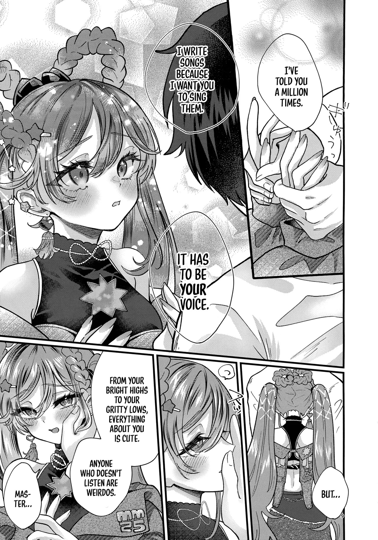 [Kurumiruku (medyum)] Anata no Soba de Kagayakitai (VOCALOID) [English] [MezuraHonyaku] - Page 9